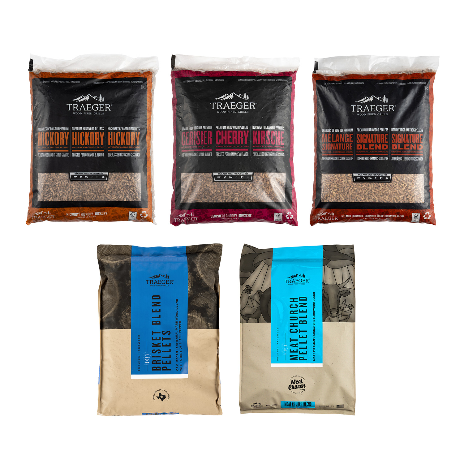 Traeger Hartholzpellets Kirsche 9 kg Traeger Hartholzpellets Kirsche 9 kg