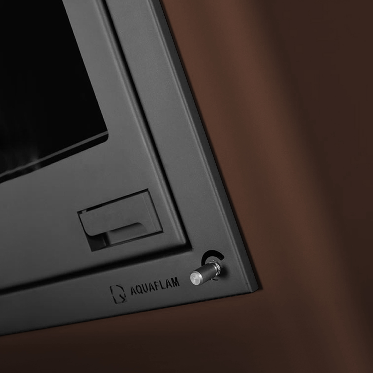 Aquaflam 7 Manual Wasserführender Kaminofen Brown