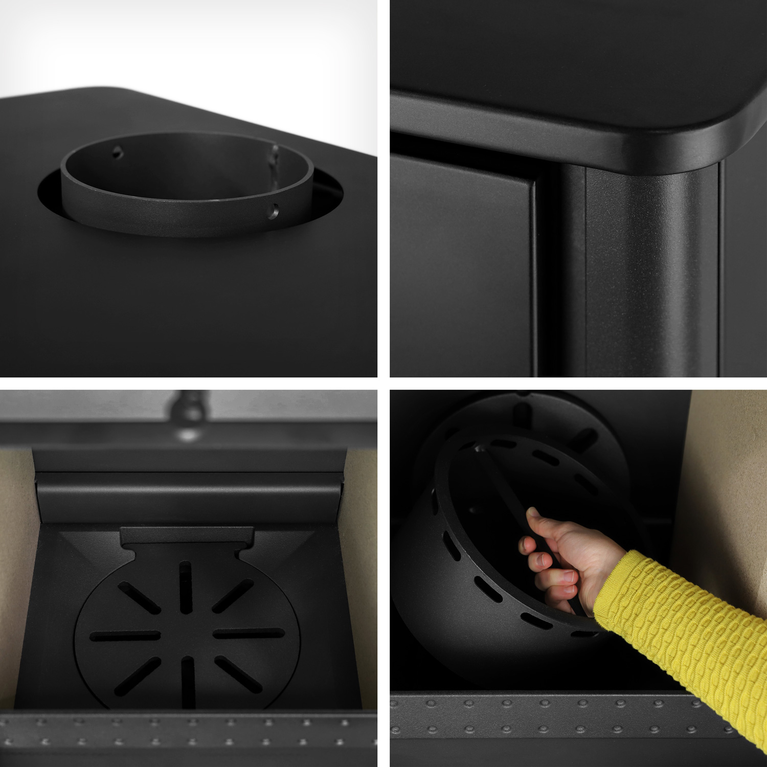 Schmitzker Alicante Wasserführender Kaminofen Schwarz Base Schmitzker Alicante Wasserführender Kaminofen Schwarz Base