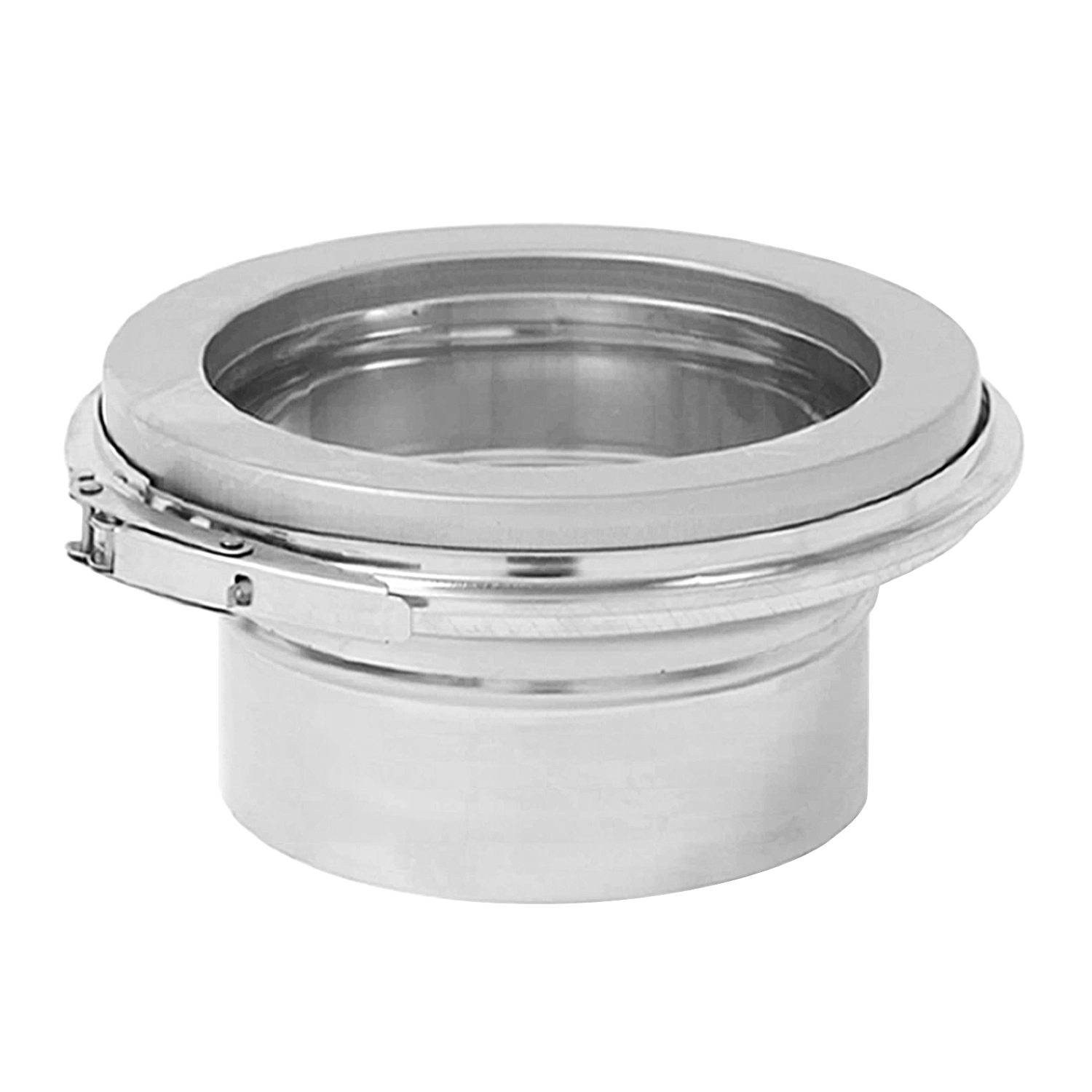 Opsinox Edelstahlschornstein 200mm Übergang Einwandig zu Doppelw. OV