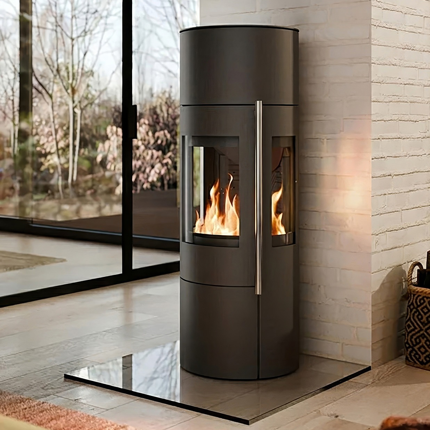 Haas+Sohn P+ Kaminofen LUMINUS. l HSC*