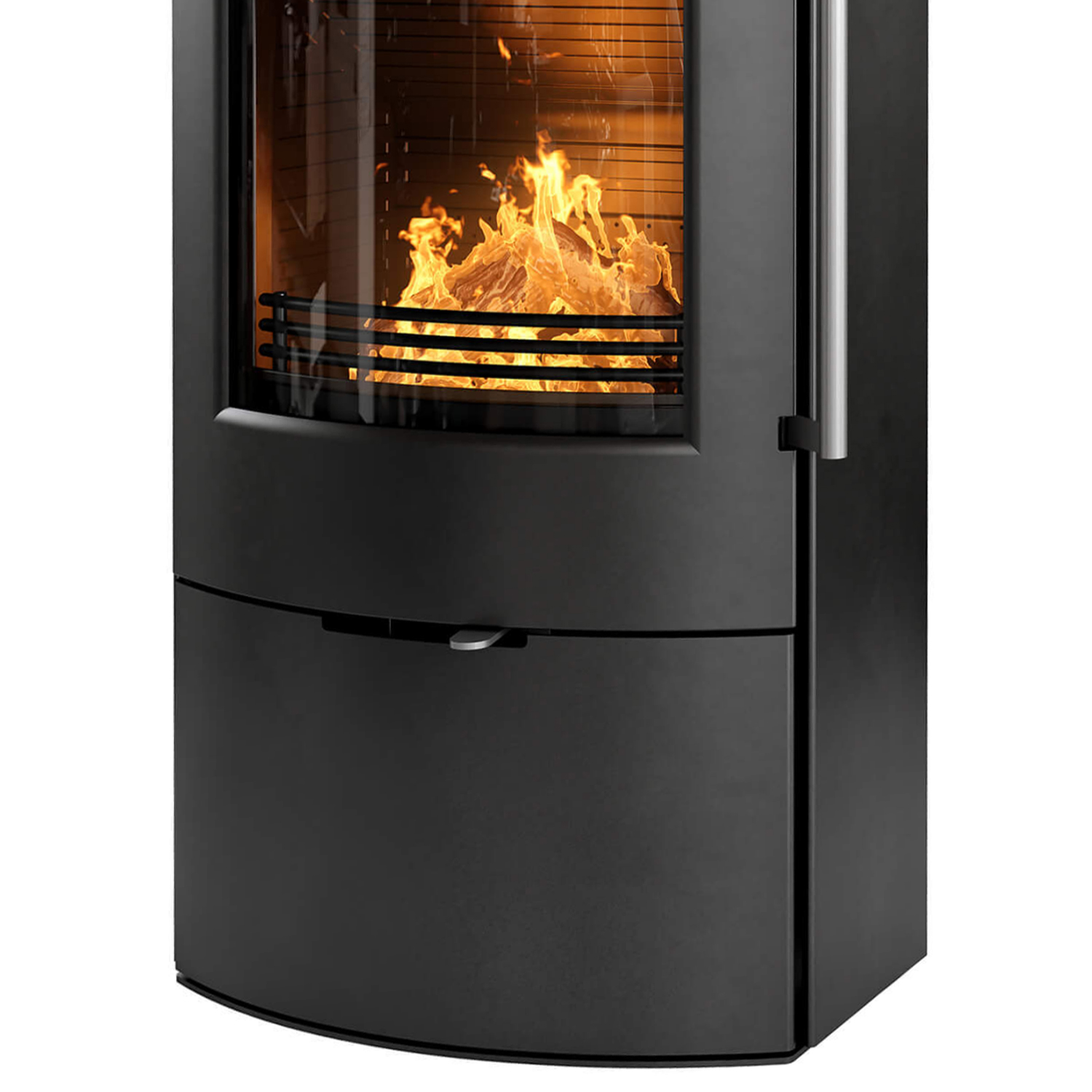 TermaTech TT80 Kaminofen Stahl Schwarz Rauchrohr oben / hinten TermaTech TT80 Kaminofen Stahl Schwarz Rauchrohr oben / hinten