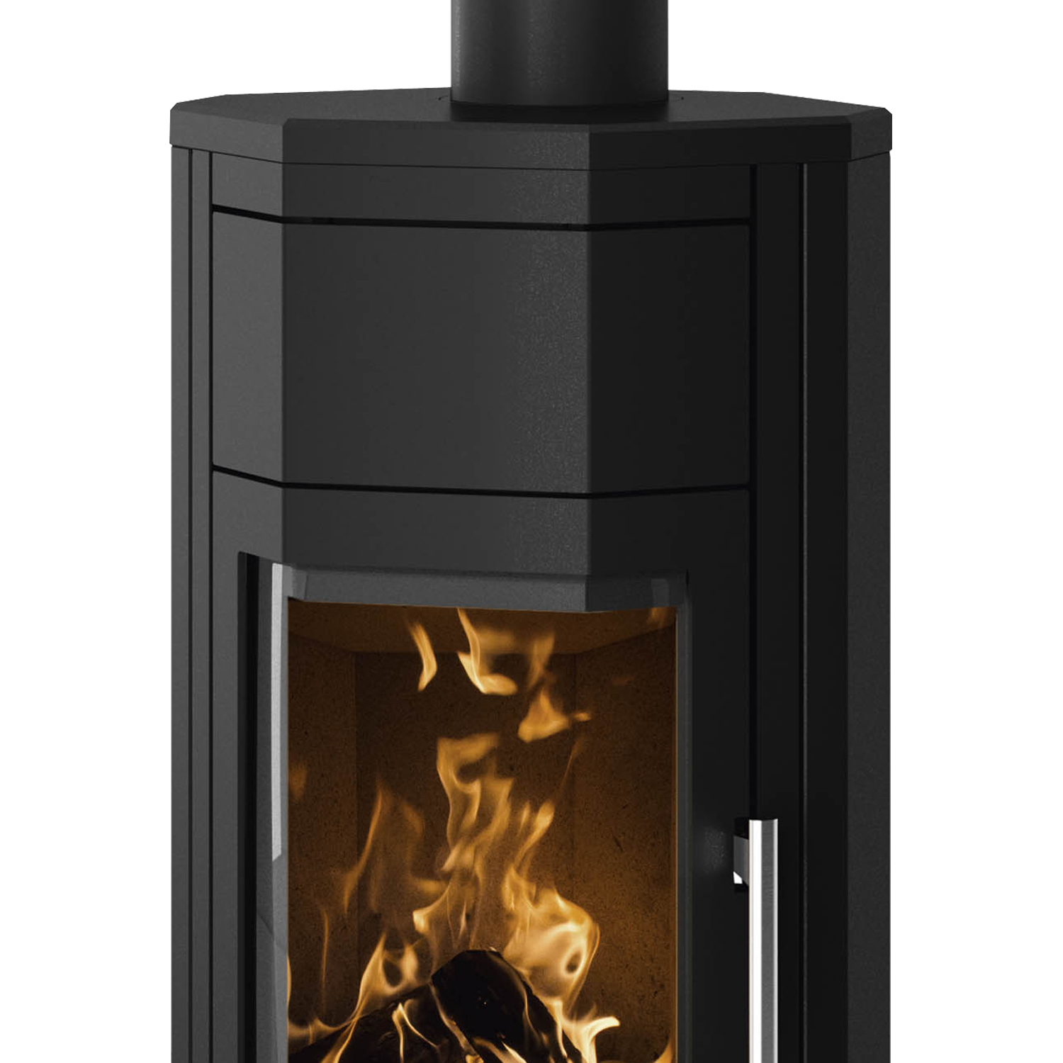 Justus Usedom 5 W+ 2.0 Kaminofen Stahl Schwarz