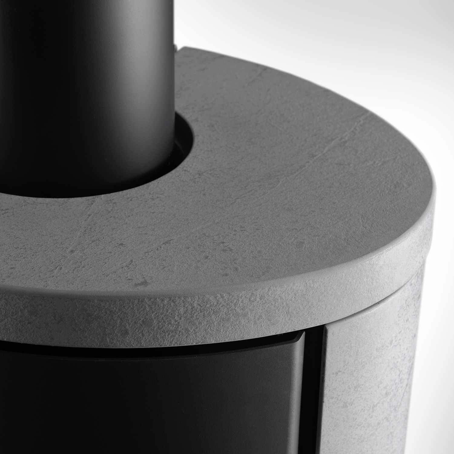 Novaline Carino Plus SK Grey Rock Kaminofen