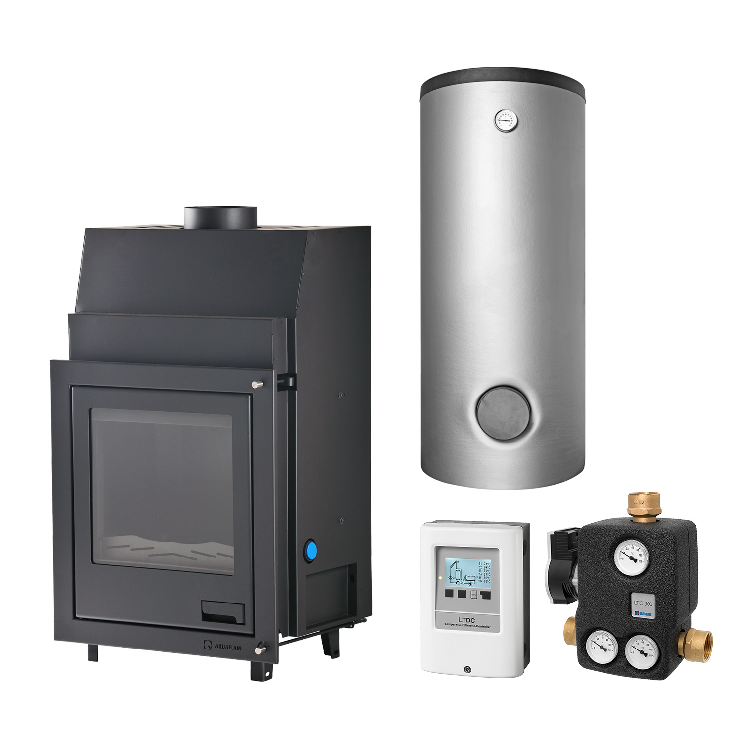 Aquaflam 17 Basic Set + Pufferspeicher TPSM 825 Aquaflam 17 Basic Set + Pufferspeicher TPSM 825