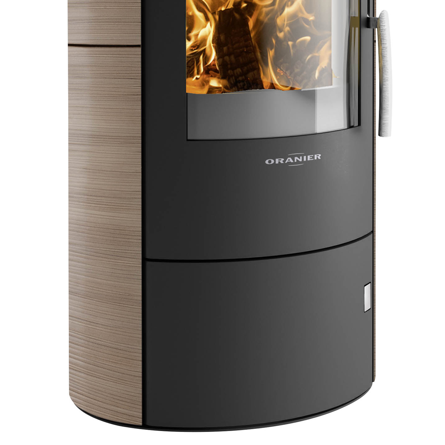 Oranier Polar 7 2.0 Kaminofen Stahl Schwarz / Keramik Grappa