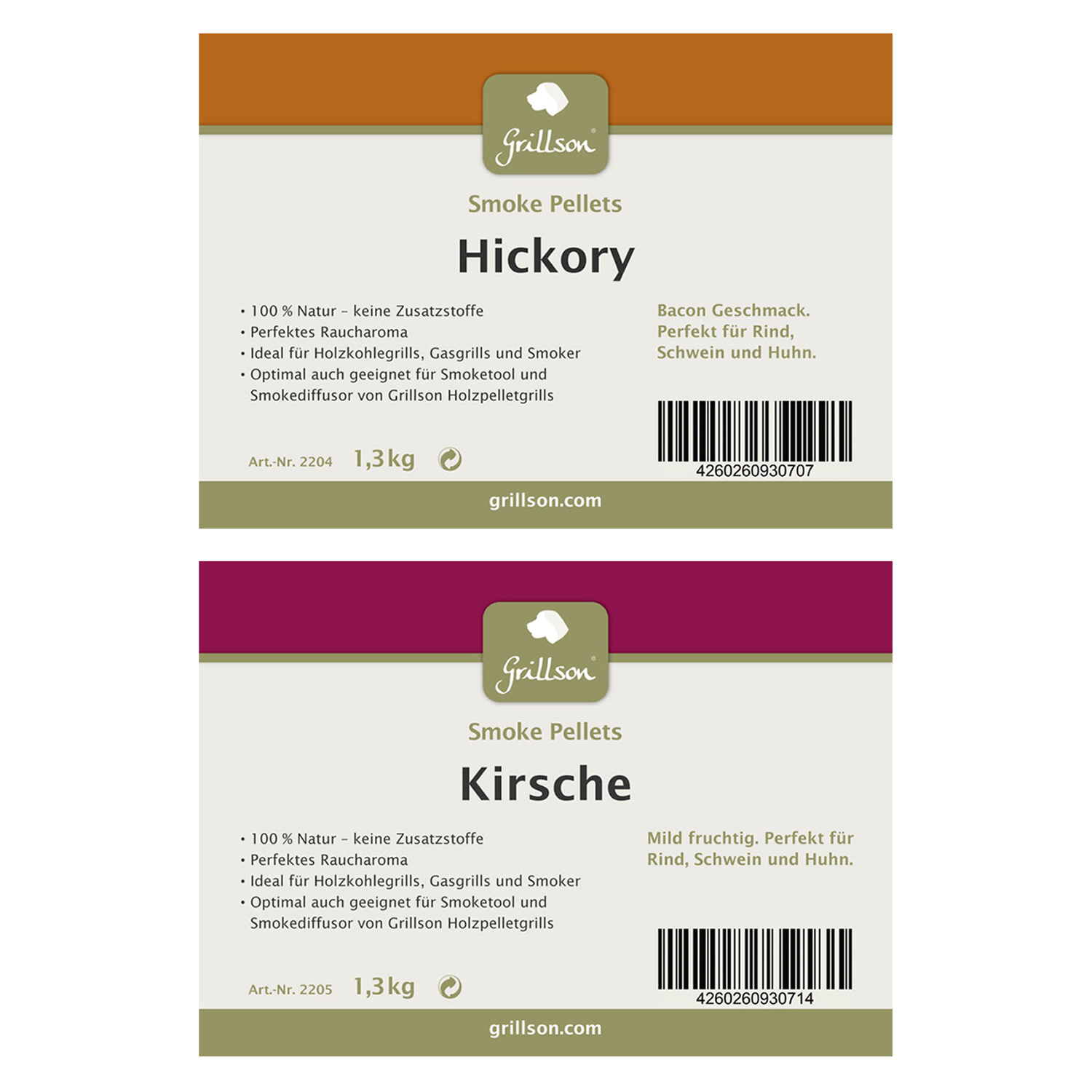 Grillson Smoke Pellets Rosmarin 100 % mit Rinde