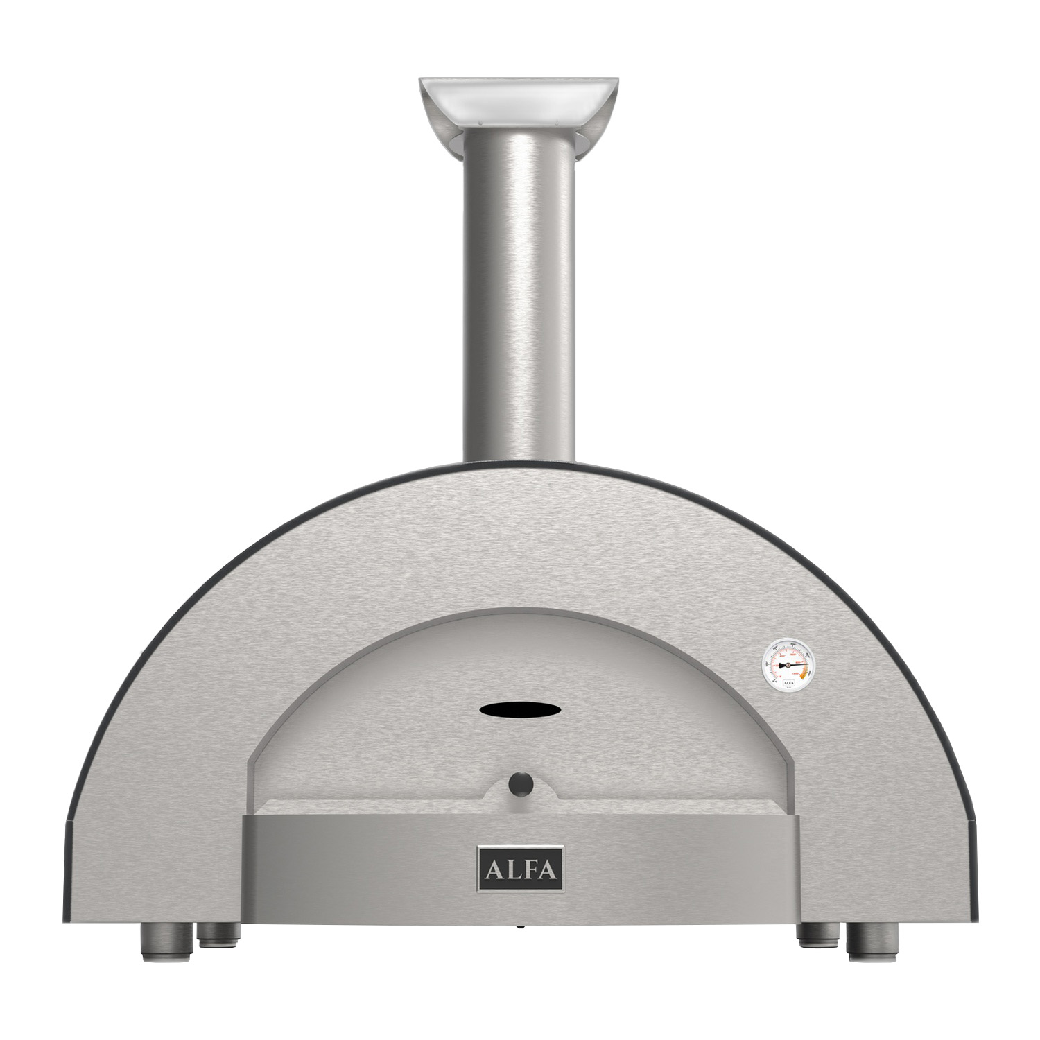 Alfa Classico 4 Pizze Pizzaofen Holz Schiefer Grau