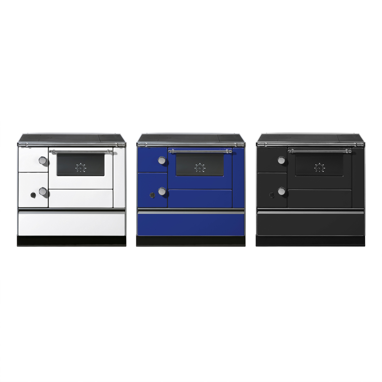 Westminster K 176 A 90 Küchenofen Stahl Schwarz, Backfach rechts Westminster K 176 A 90 Küchenofen Stahl Schwarz, Backfach rechts