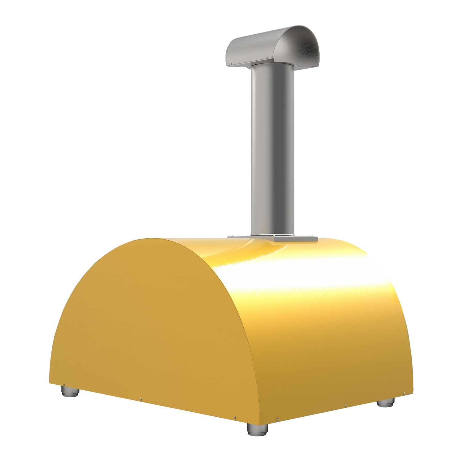 Alfa Moderno 5 Pizze Pizzaofen Holz Fire Yellow