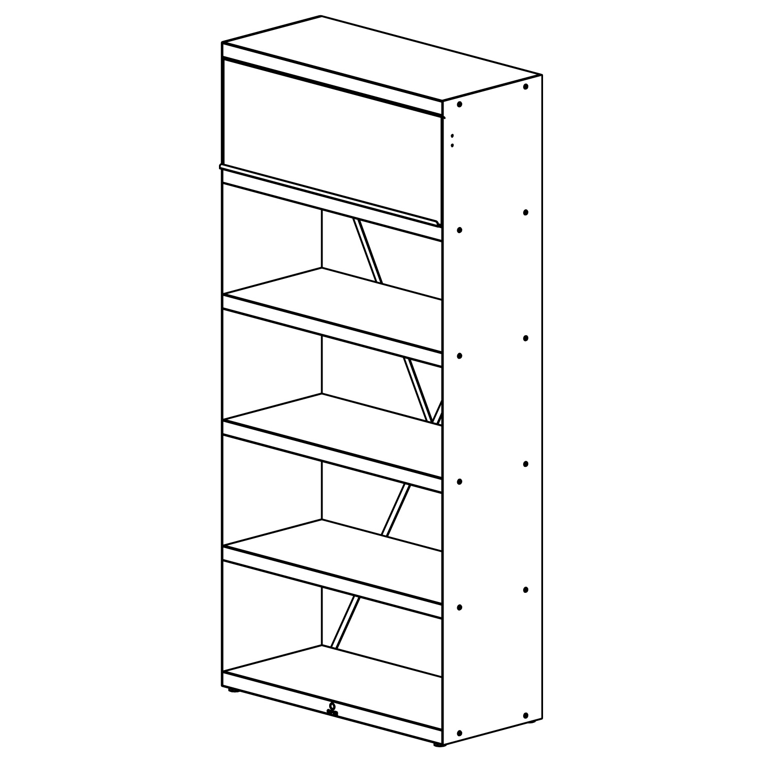 OFYR Holzregal Black 100 OFYR Holzregal Black 100