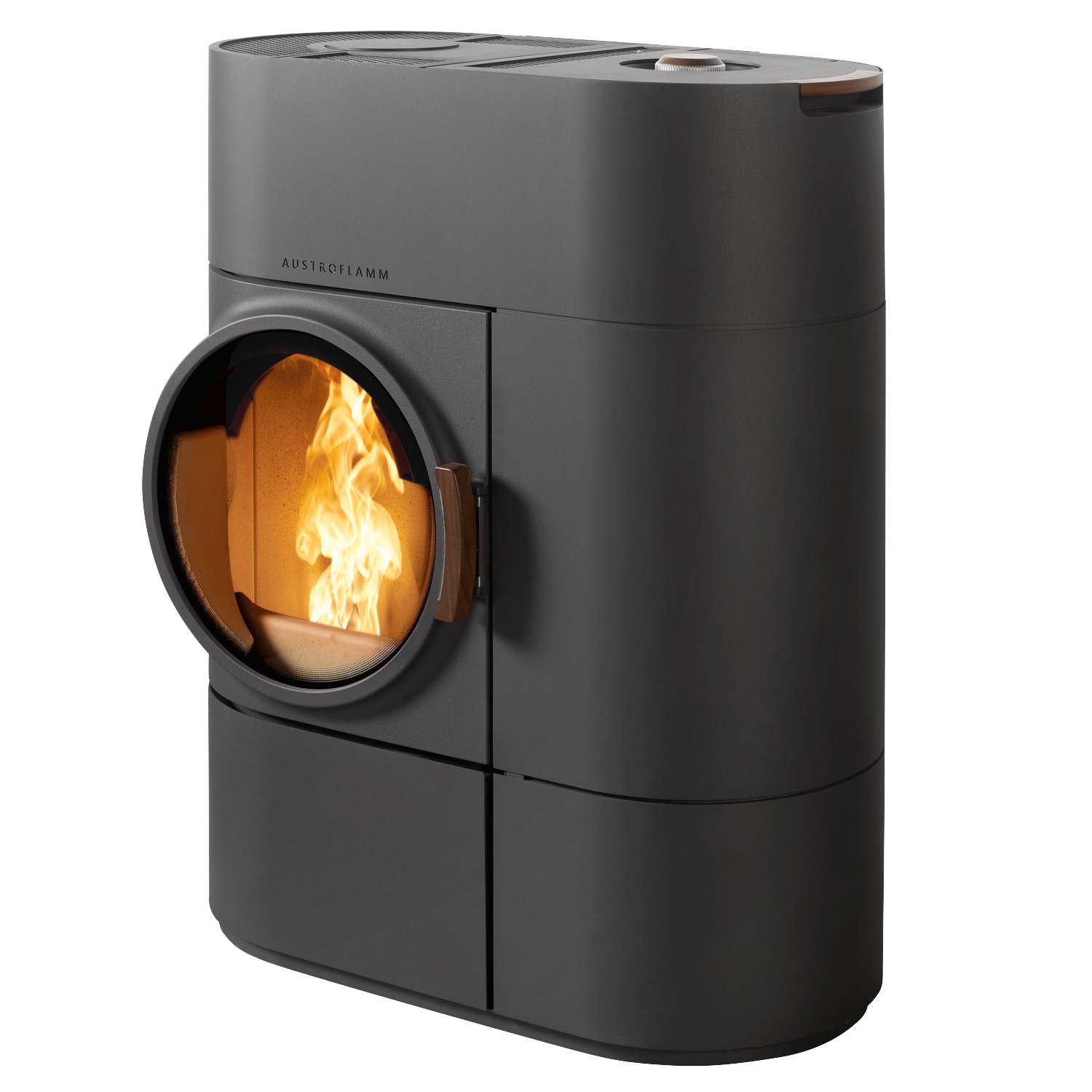 Austroflamm Clou Duo Kombi-Kaminofen Stahl Gussgrau Austroflamm Clou Duo Kombi-Kaminofen Stahl Gussgrau