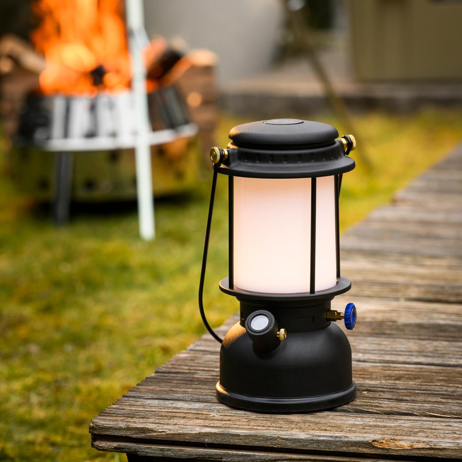 Petromax LM500 LED Laterne Schwarz