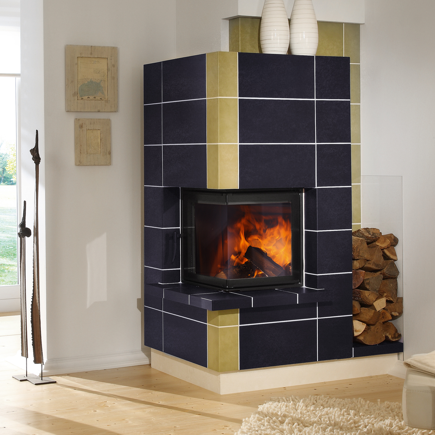Spartherm Mini 2R-4S Kamineinsatz Ecke