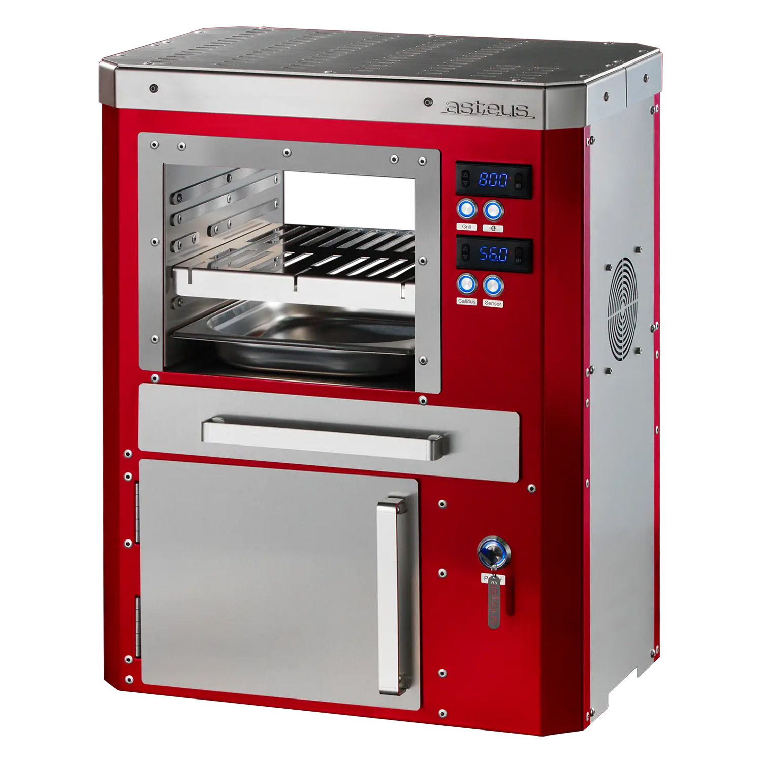 Asteus Segula 800° Lifestyle Elektrogrill rot emailliert inkl. Abdeckhaube Asteus Segula 800° Lifestyle Elektrogrill rot emailliert inkl. Abdeckhaube
