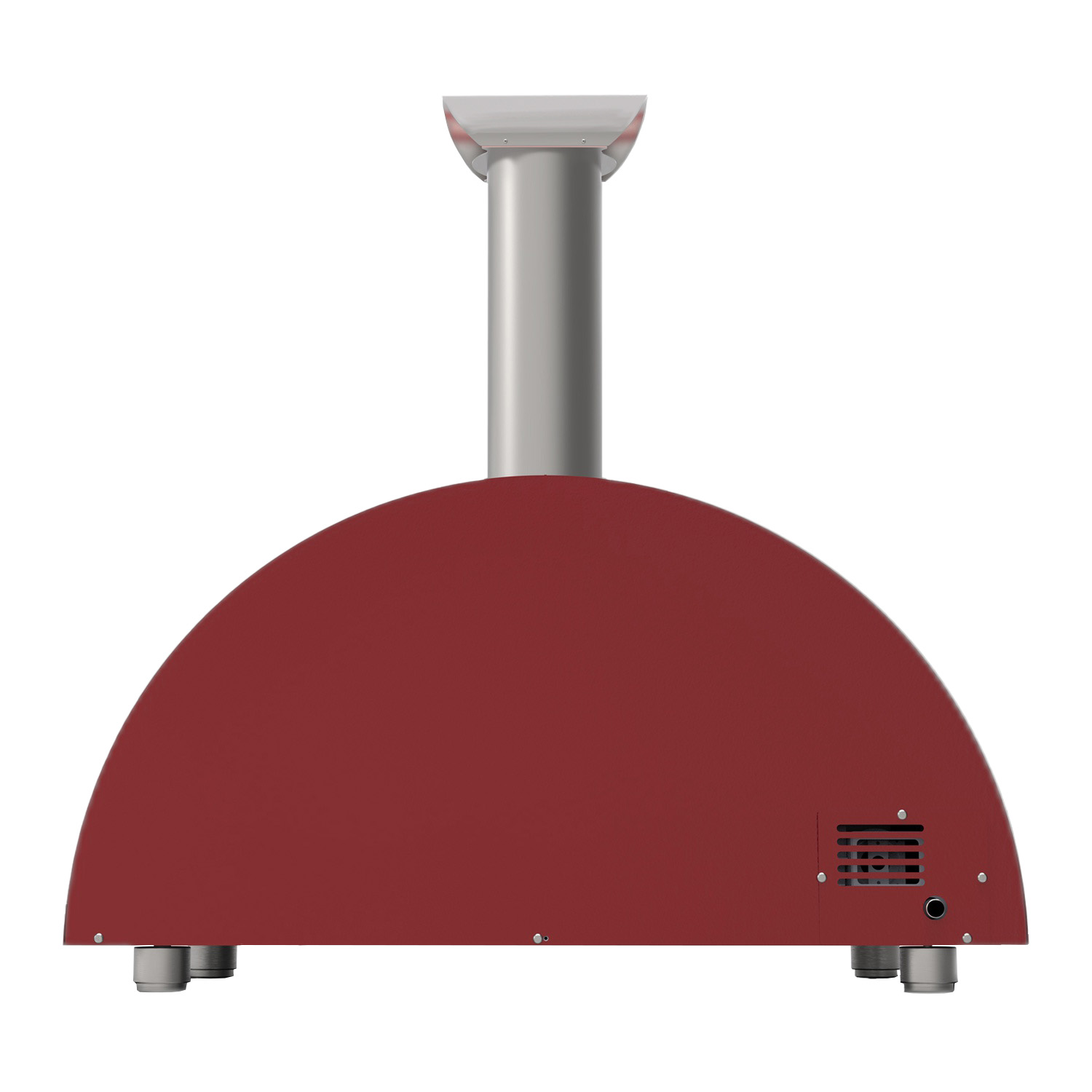 Alfa Moderno 3 Pizze Pizzaofen Hybrid Antik Rot