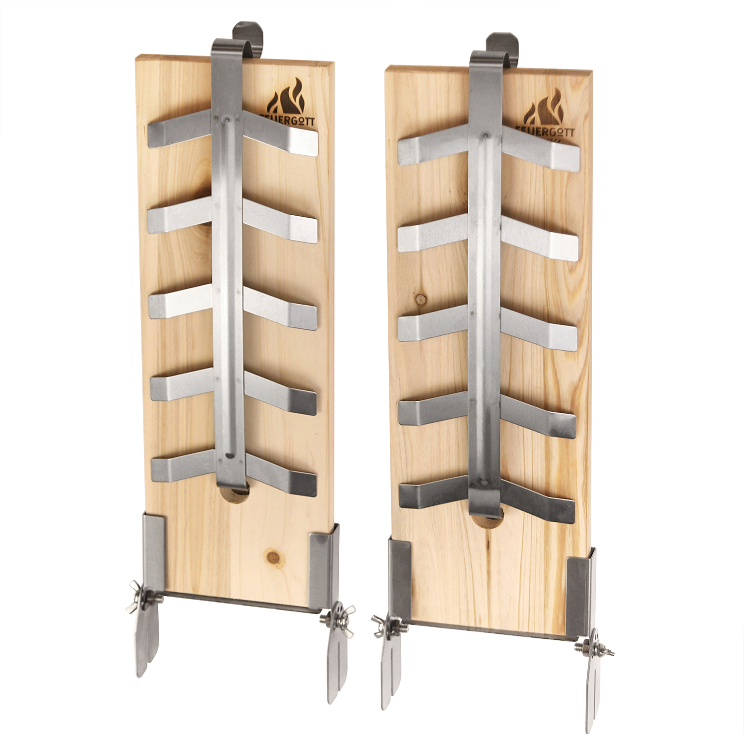 FEUERGOTT Flammlachsbrett Classic 2er-Set FEUERGOTT Flammlachsbrett Classic 2er-Set