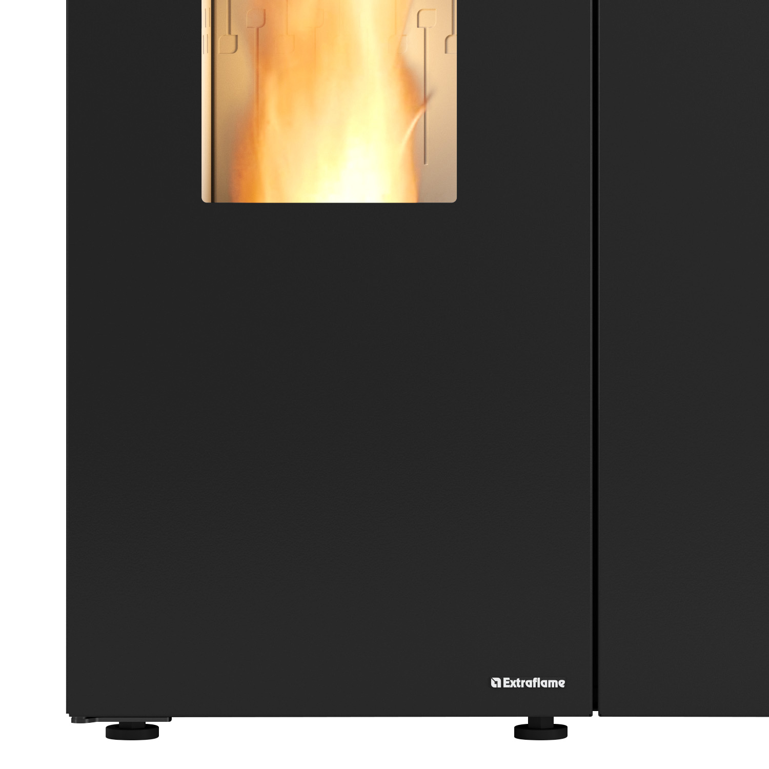 Extraflame Prestige Line Sharon Plus Steel Pelletofen Schwarz