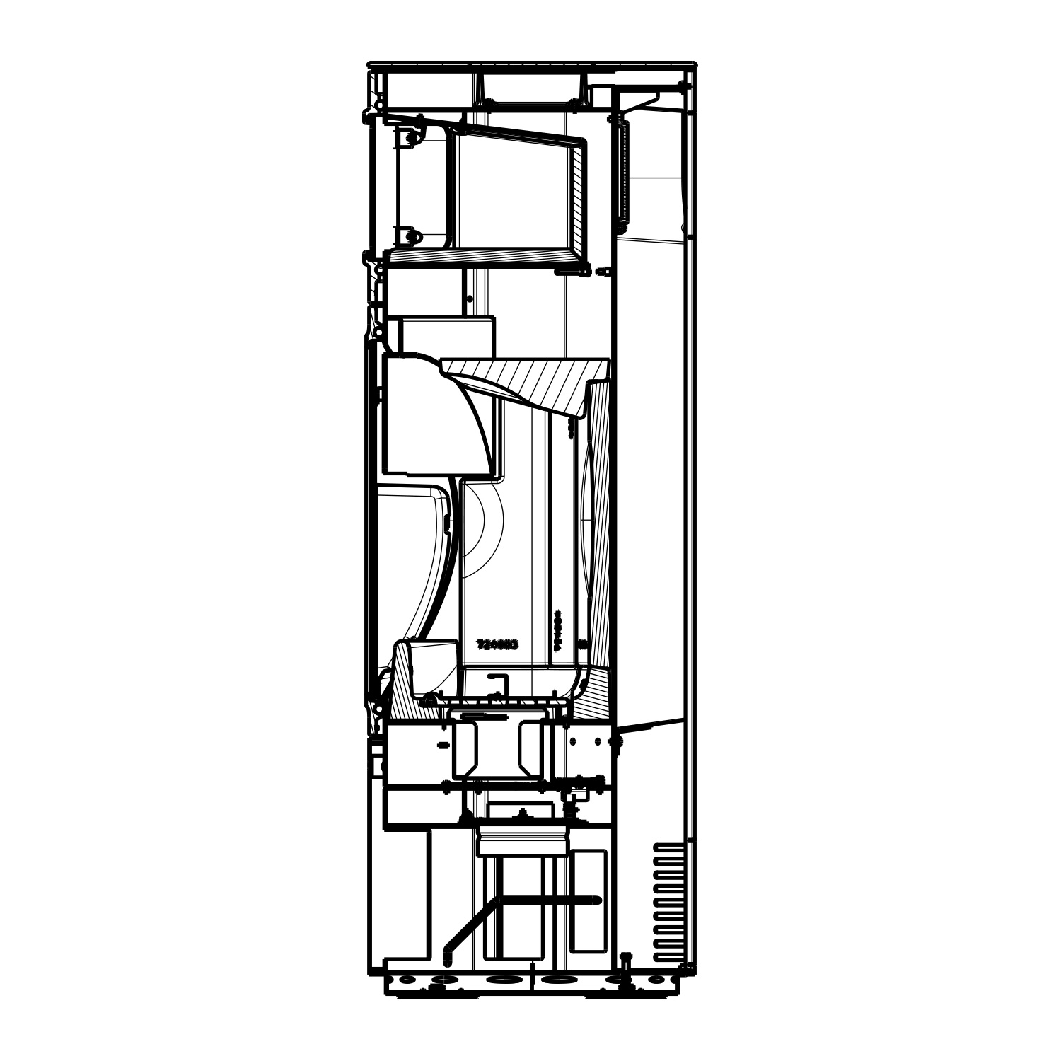 Austroflamm Clou Xtra Back Kaminofen Stahl Gussgrau + 1 m³ Kaminholz gratis