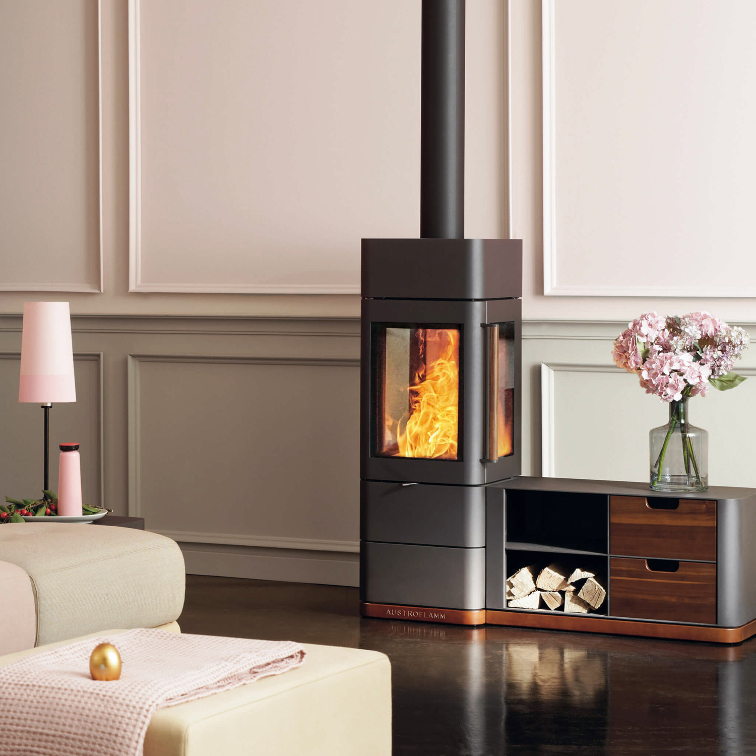 Austroflamm Ivy 2.0 Kaminofen Stahl Schwarz