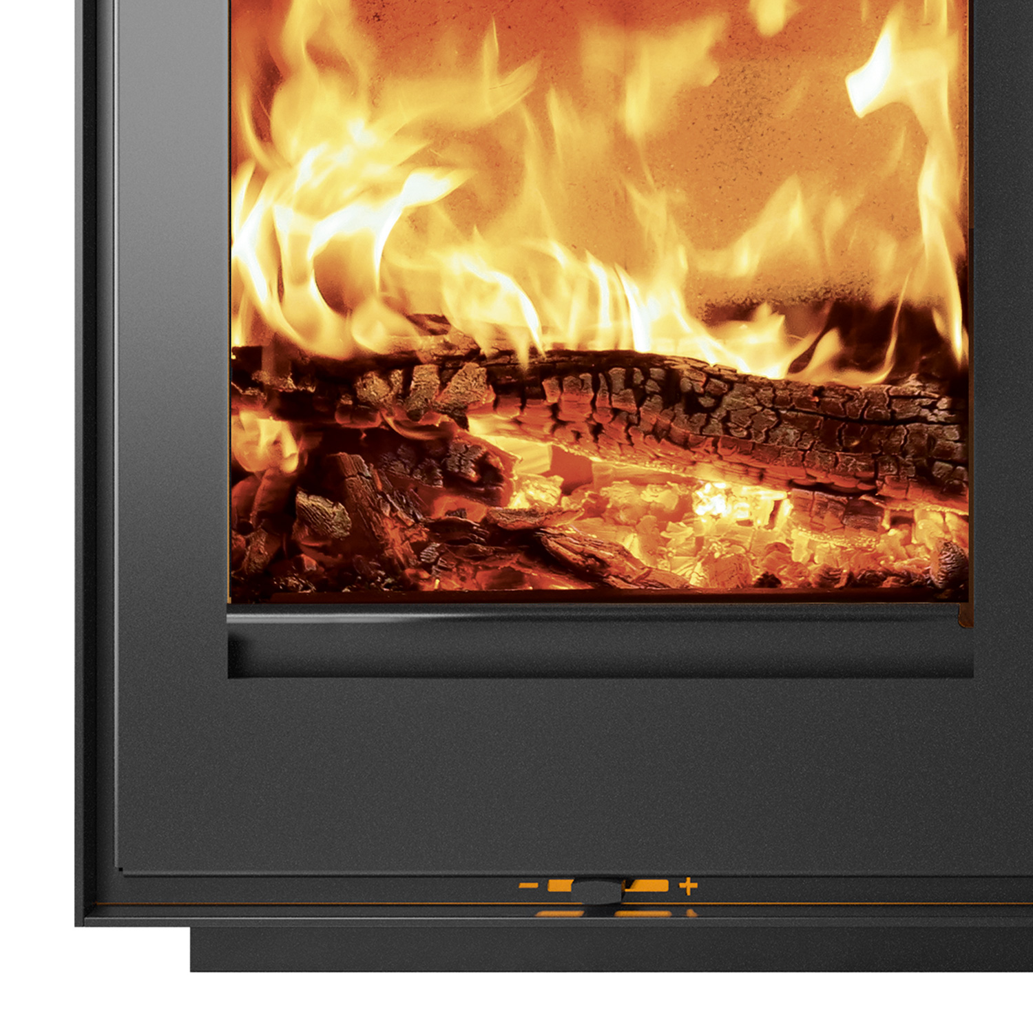 Kunst Stoves Sequoia 2.0 Kaminofen mit seitlichem Holzfach