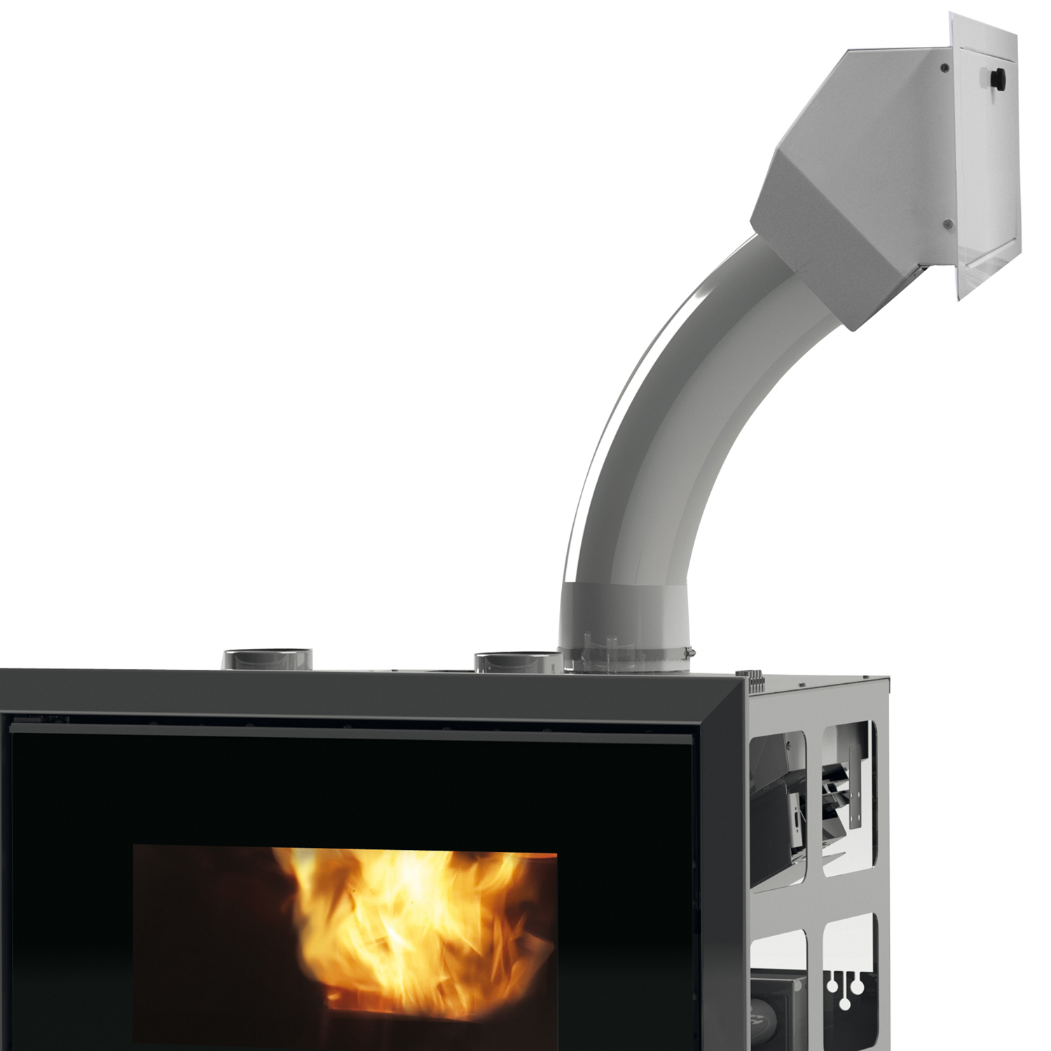 Edilkamin Pellkamin2 12 Pelleteinsatz mit Einfüllrutsche und Air Diffuser Kit Edilkamin Pellkamin2 12 Pelleteinsatz mit Einfüllrutsche und Air Diffuser Kit