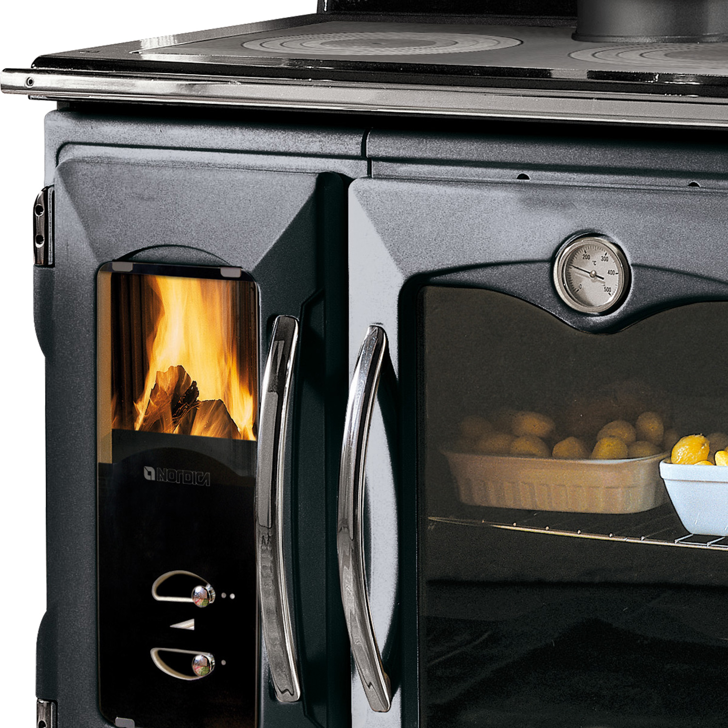 La Nordica Suprema 4.0 Küchenofen Guss Schwarz La Nordica Suprema 4.0 Küchenofen Guss Schwarz