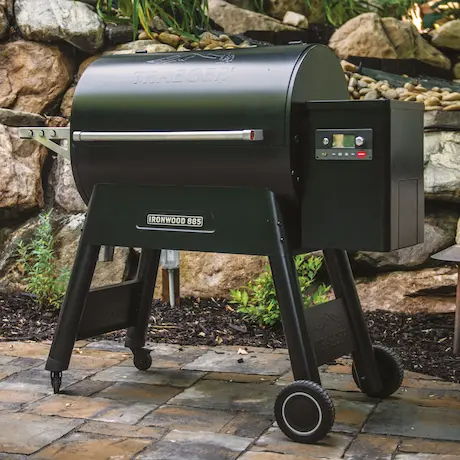 Traeger Pellet Grill Pellet Smoker Ironwood 885