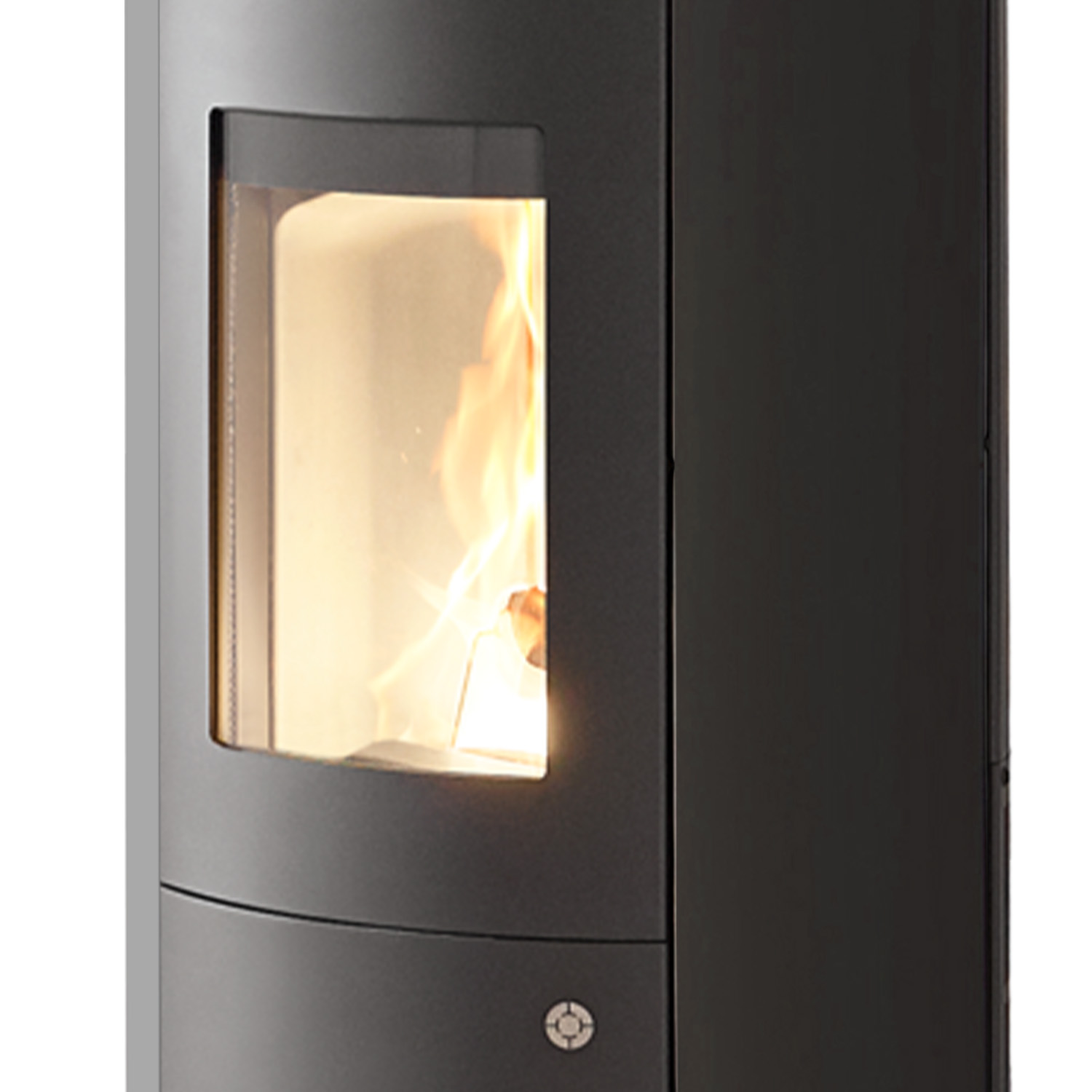 Olsberg Levana Aqua 3.0 Wasserführender Pelletofen Stahl Schwarz 8kW