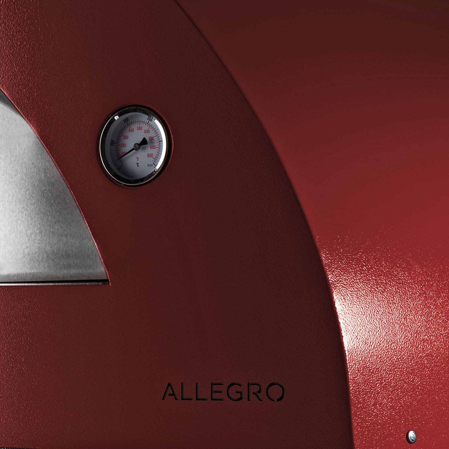 Alfa Forni Pizzaofen Allegro Antikrot ohne Unterbau + Ventura Pizza-Set (4-tlg.) gratis