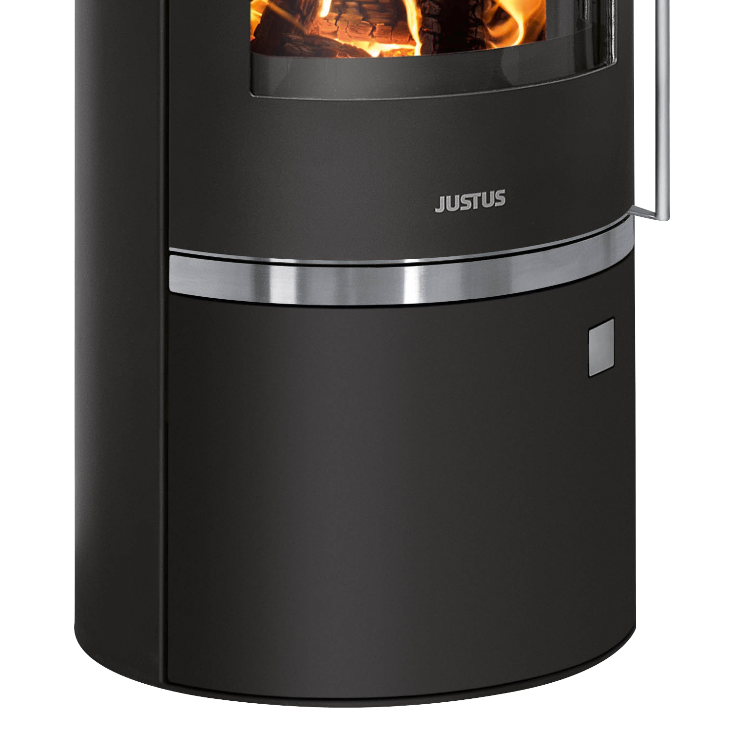 Justus Faro Top 2.0 Kaminofen Stahl Schwarz mit Glas-Abdeckplatte Justus Faro Top 2.0 Kaminofen Stahl Schwarz mit Glas-Abdeckplatte