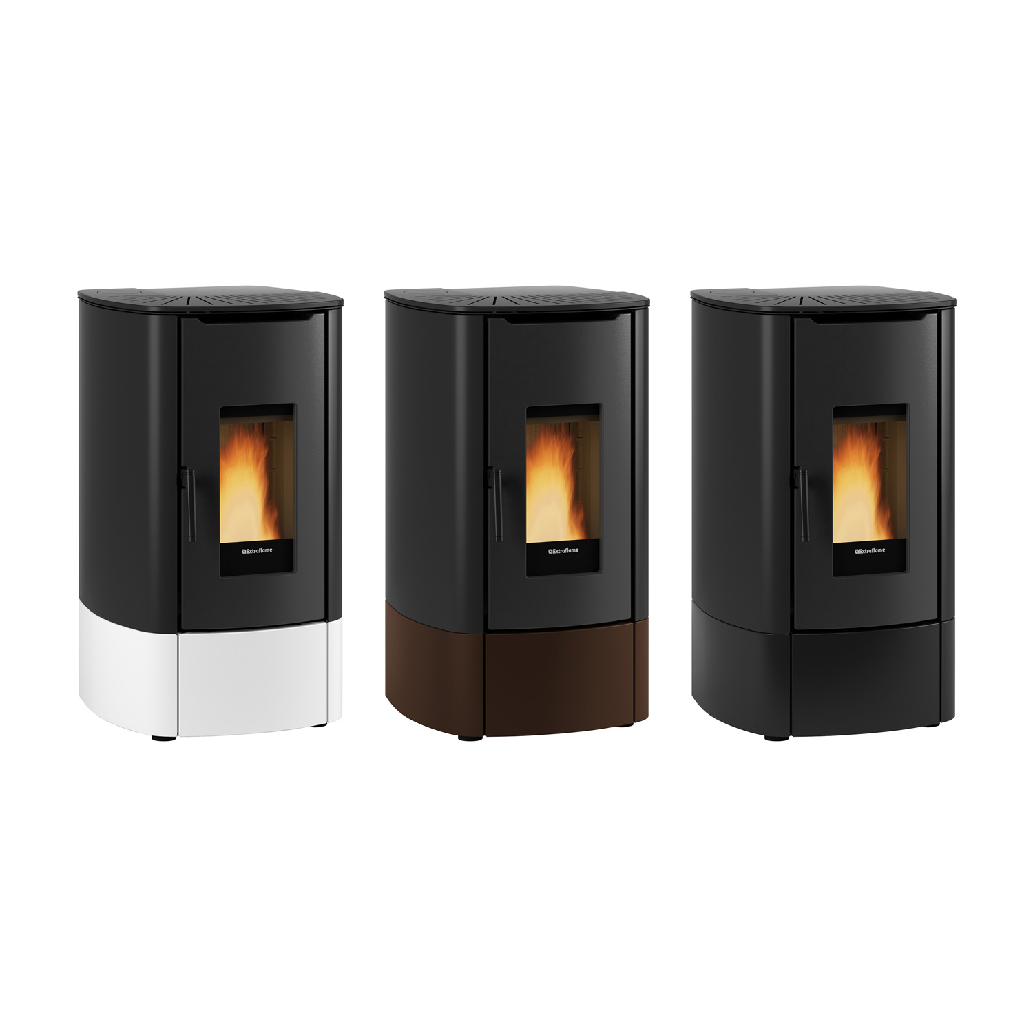 Extraflame Prestige Line Angy Top Pelletofen Weiß