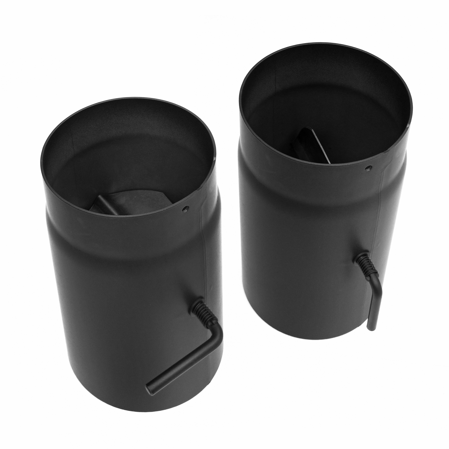 Raik Basic Zugregulierung 120mm schwarz L: 250mm für Rauchrohr / Ofenrohr