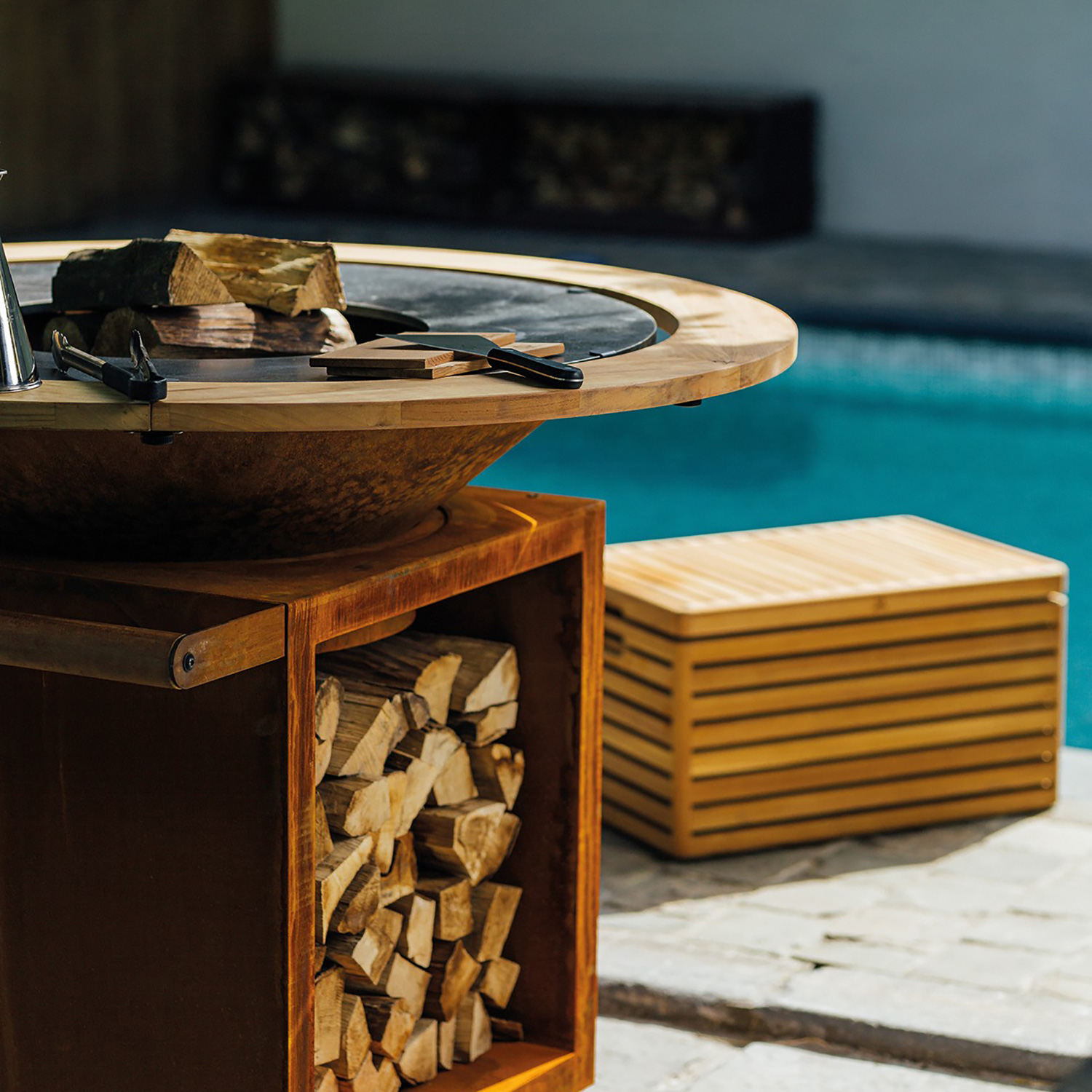 OFYR Classic Storage Corten 100 PRO Grill & Feuerstelle OFYR Classic Storage Corten 100 PRO Grill & Feuerstelle