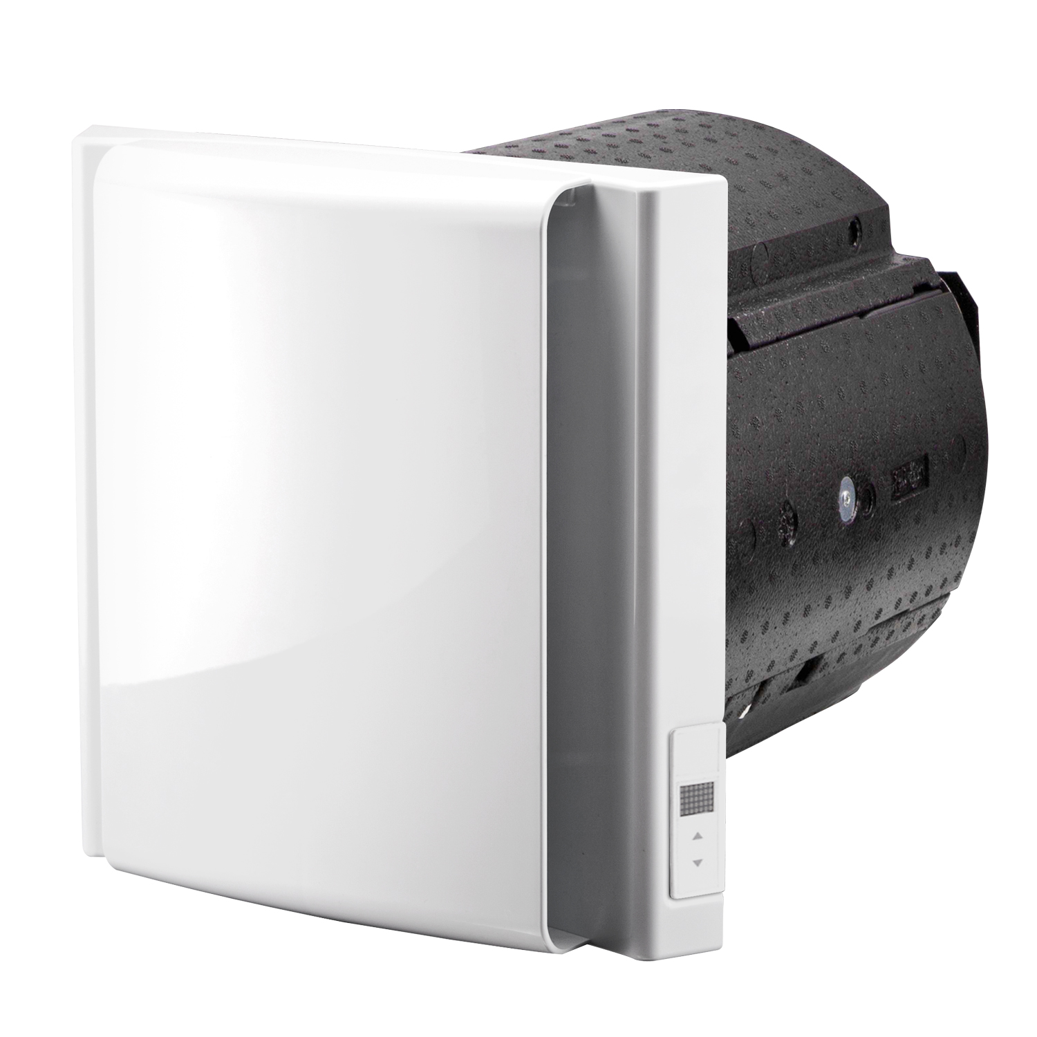 Dimplex DL 50 WE2 Wohnraumlüftungsgerät + DL 50 Q Wandhülse quadratisch + Luftqualitätssensor
