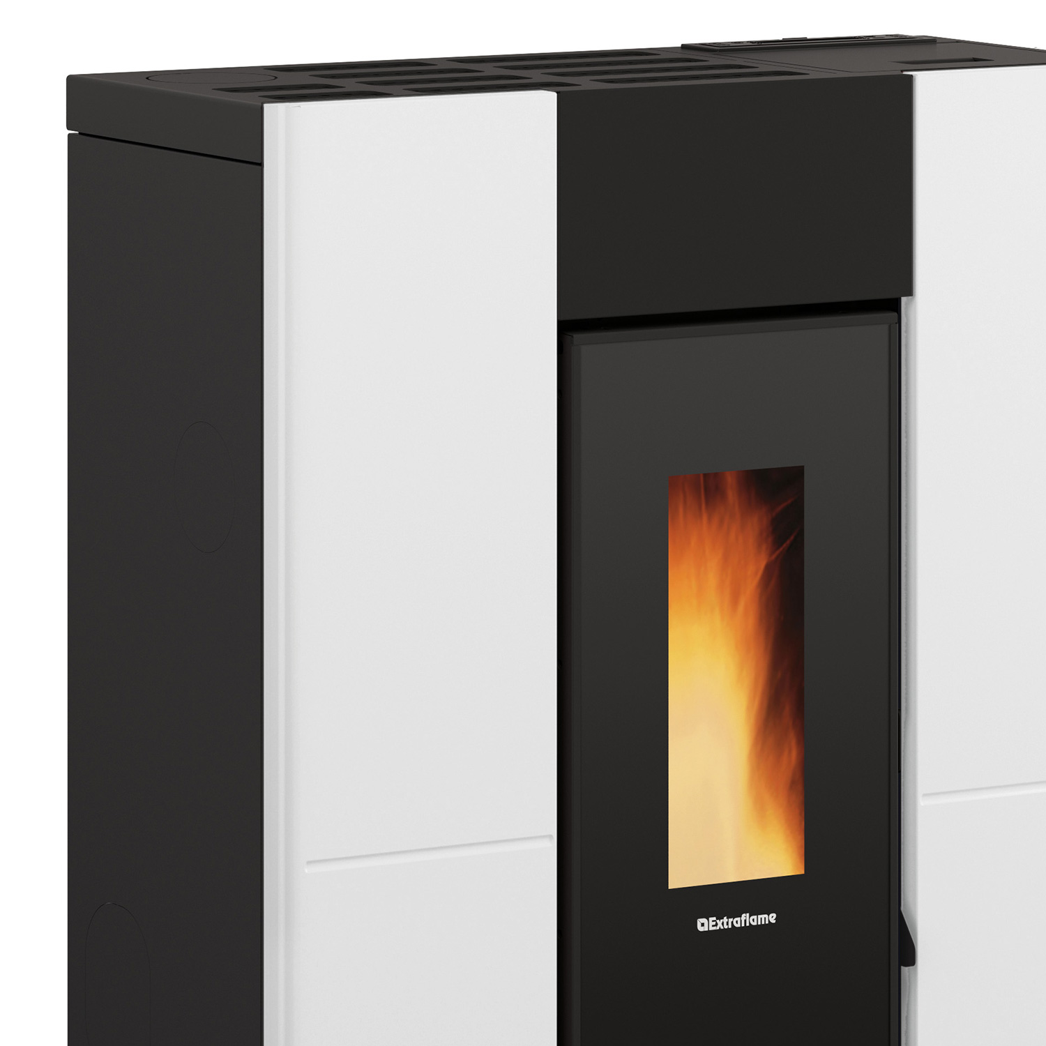 Extraflame Marilena Plus 5.0.16 Pelletofen Stahl Weiss