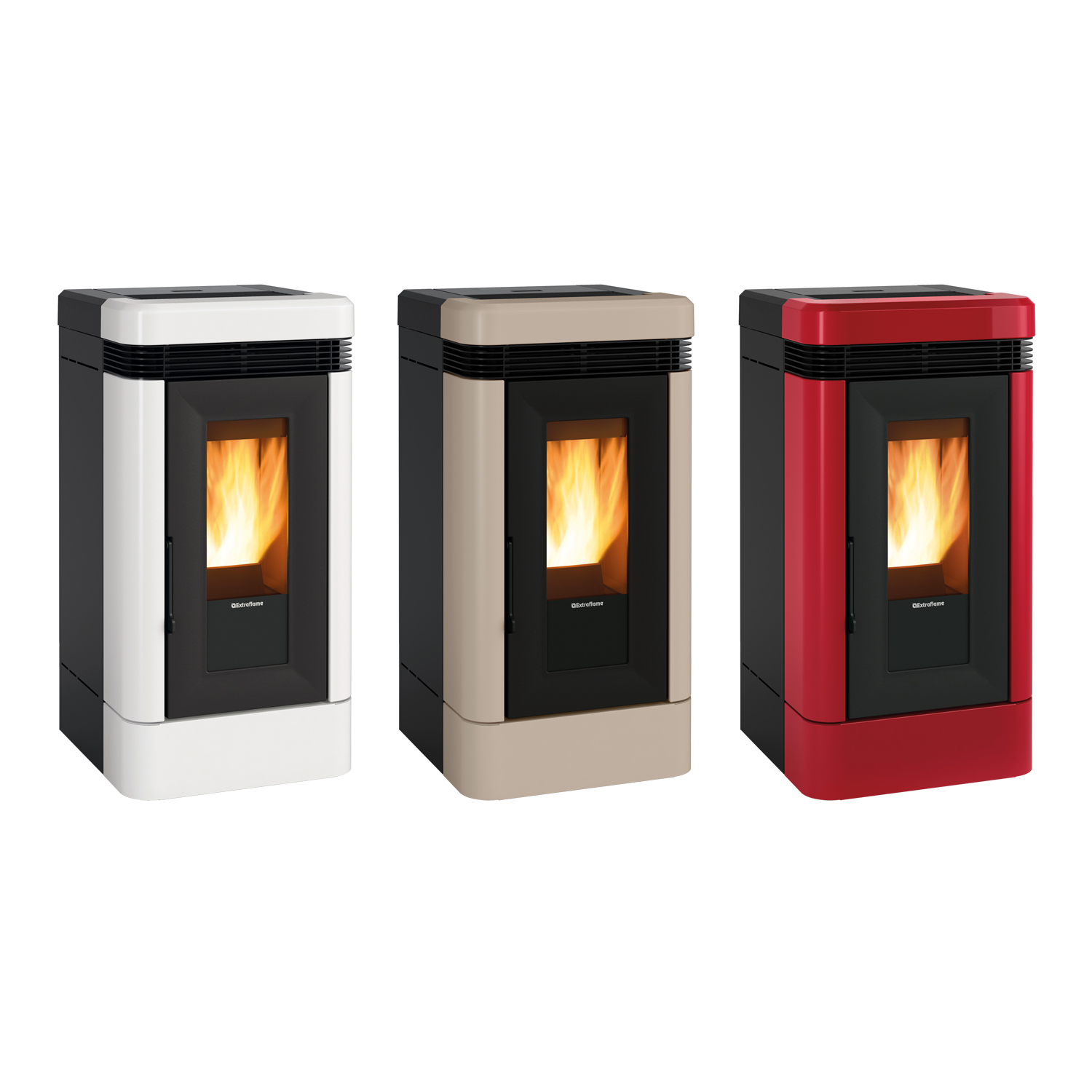 Extraflame Lucia Plus Pelletofen Tortora
