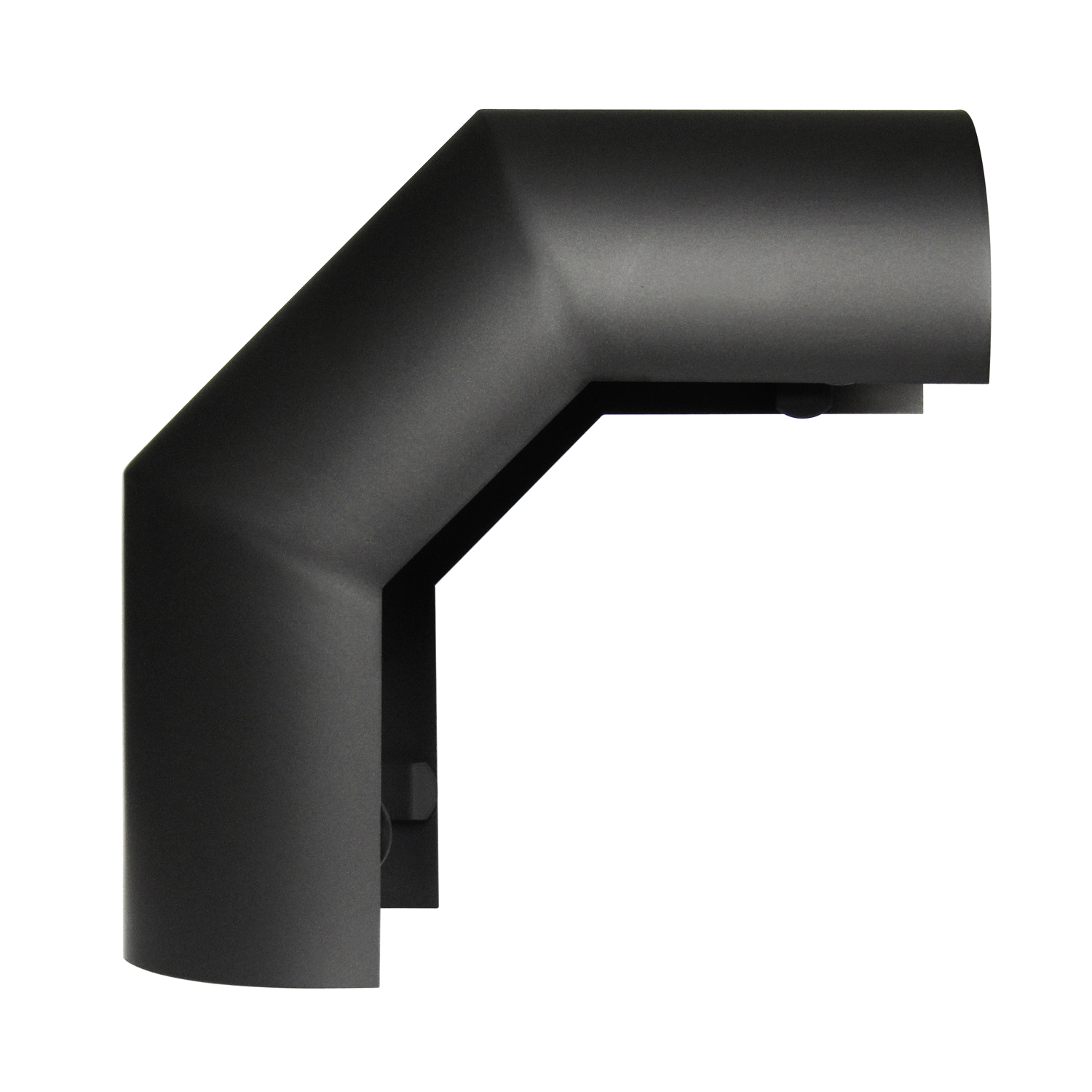 Raik Basic Thermoschild 130mm schwarz für 3teiligen Bogen 90° für Rauchrohr / Ofenrohr