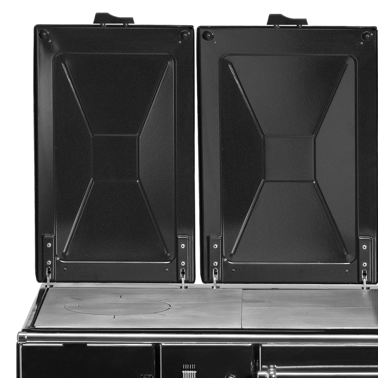 Wamsler K 178 Küchenofen wasserführend Schwarz Rauchrohr rechts