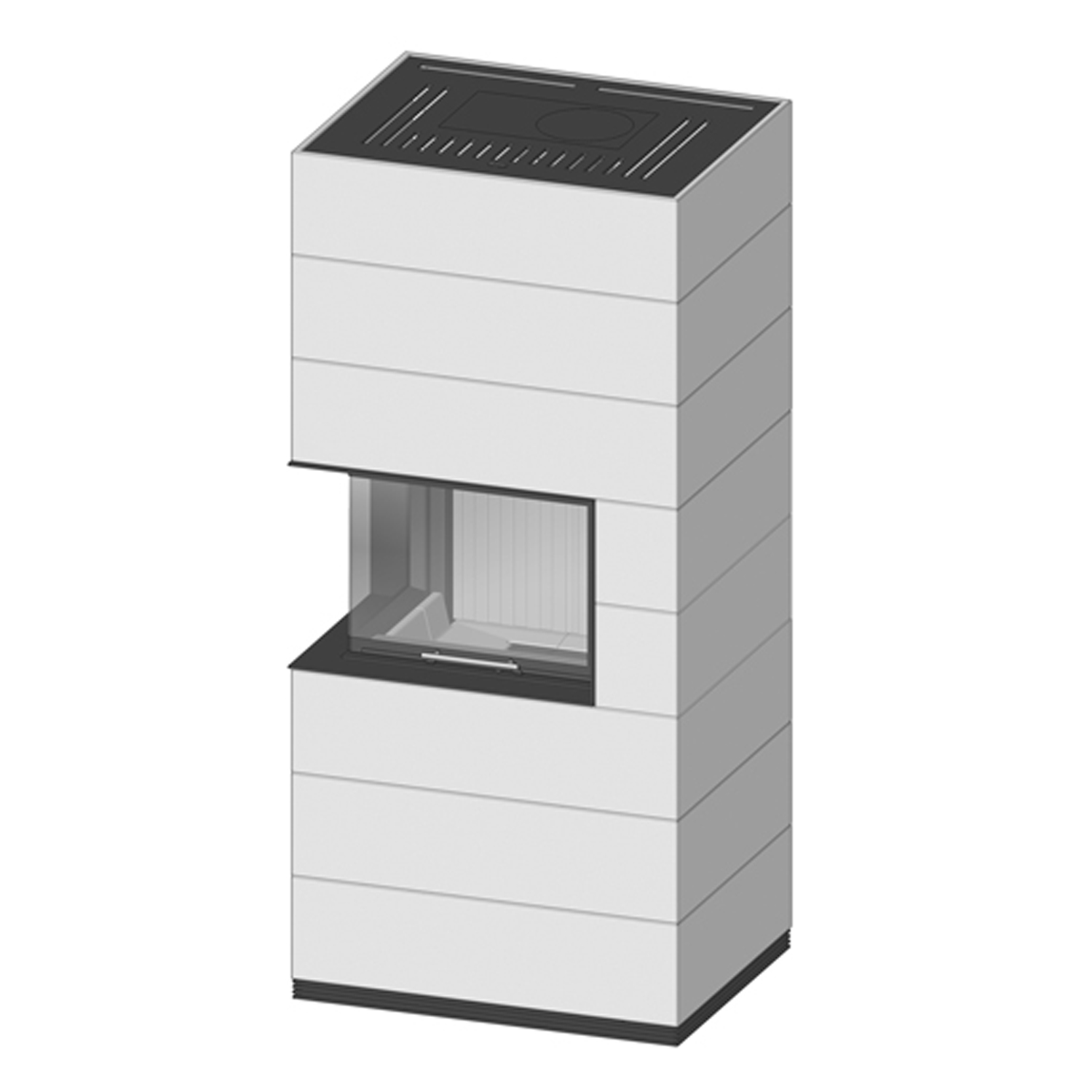 Spartherm Kaminbausatz SIM 3/3 Varia 2Lh-4S Feinbeton