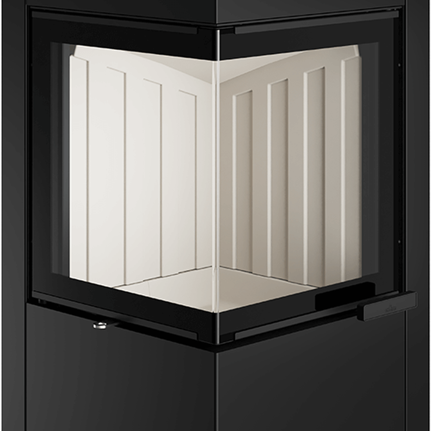 Spartherm Piko H2O RLA Kaminofen Nero