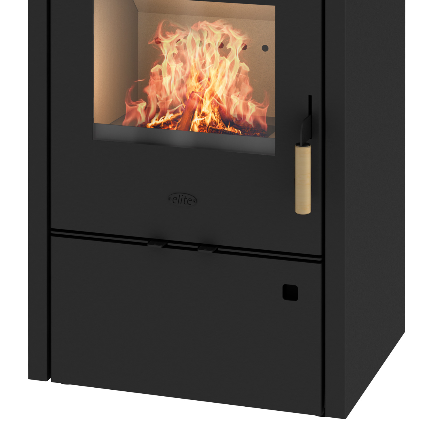Fireplace Elite Inda Kaminofen Stahl Schwarz