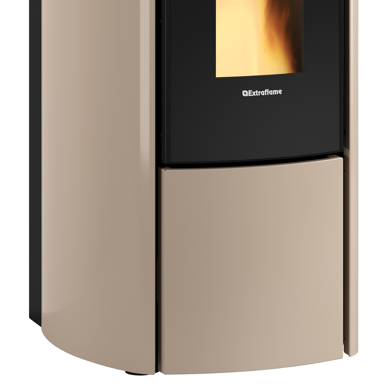 Extraflame Evolution Line Katia 9 Pelletofen Stahl Taubengrau
