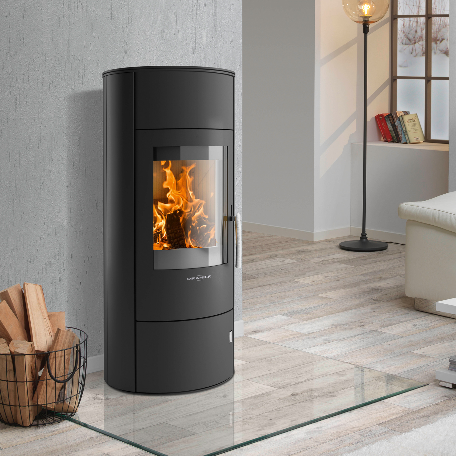 Oranier Polar W+ 2.0 Kaminofen Stahl Schwarz Oranier Polar W+ 2.0 Kaminofen Stahl Schwarz