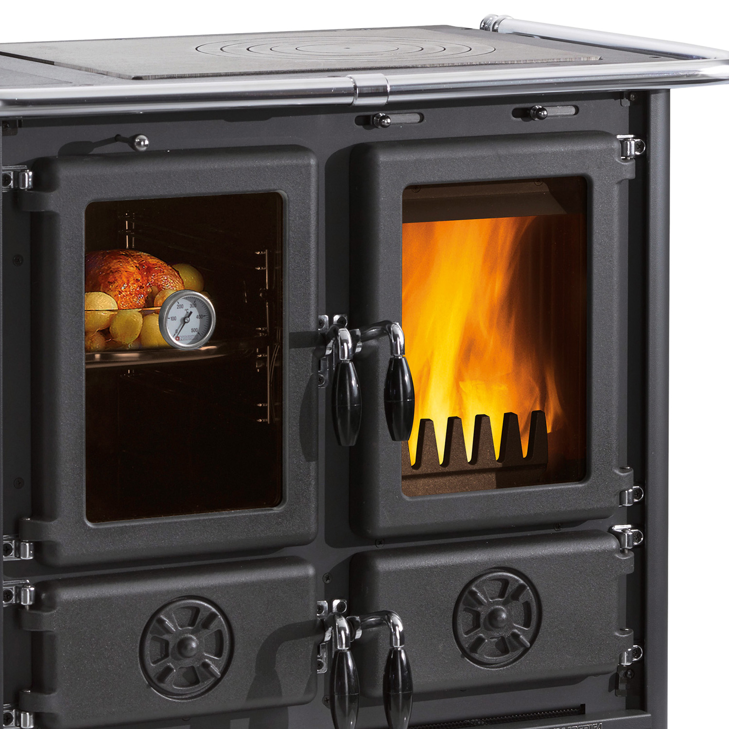 La Nordica Rosetta SX. 16 Küchenofen Liberty Bordeaux