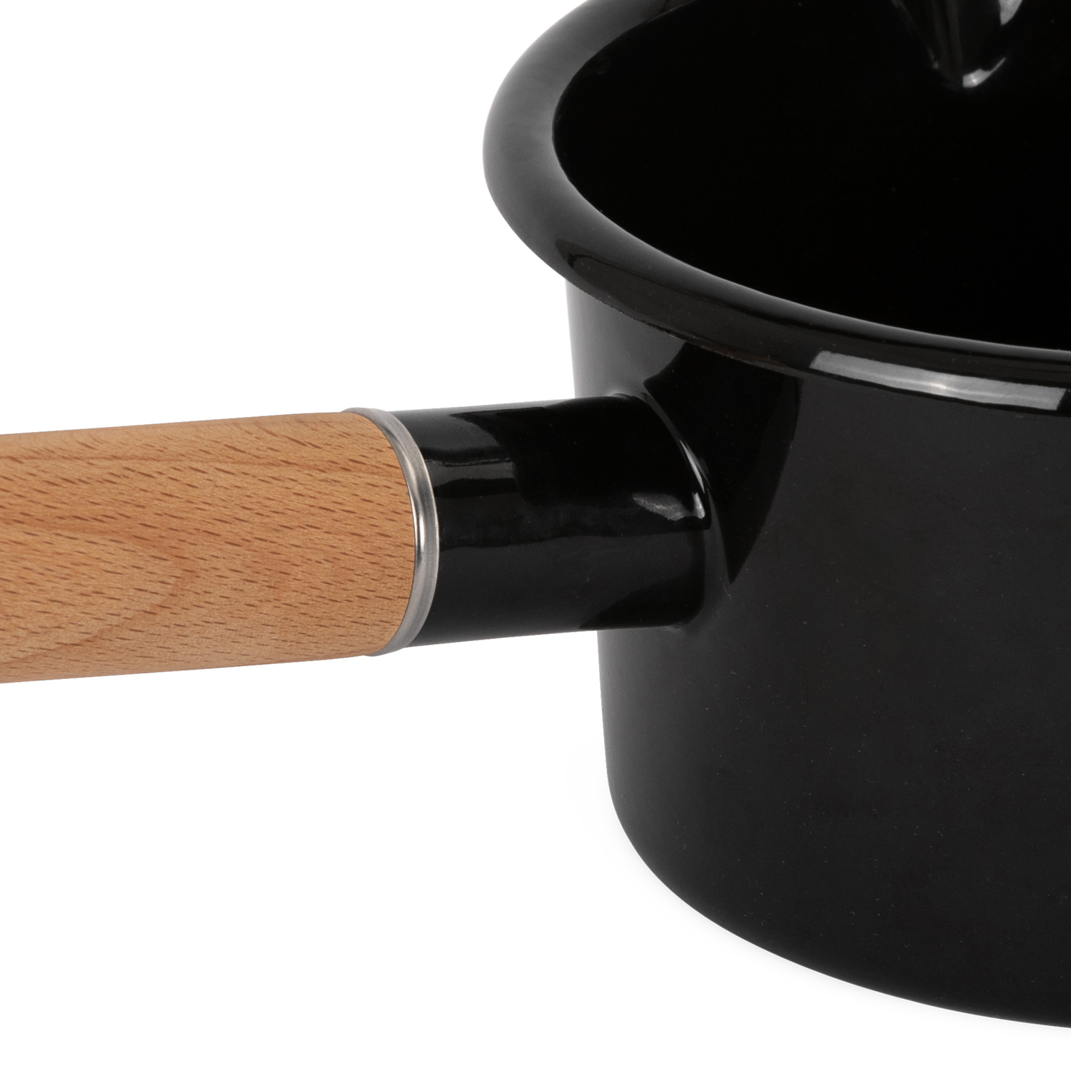 Petromax Emaille-Stieltopf Schwarz 1 Liter Petromax Emaille-Stieltopf Schwarz 1 Liter