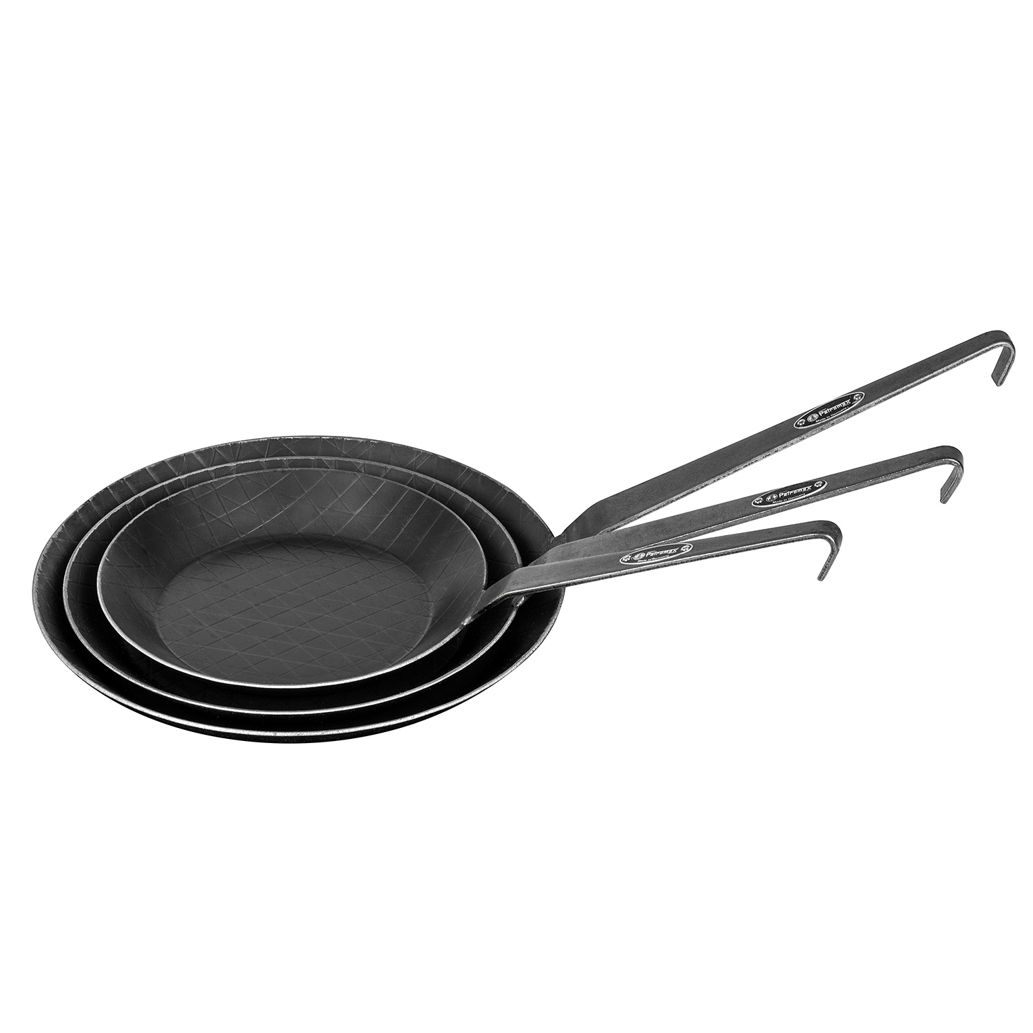 Petromax Pfannen Set aus Schmiedeeisen mit sp20, sp24 und sp28 Petromax Pfannen Set aus Schmiedeeisen mit sp20, sp24 und sp28