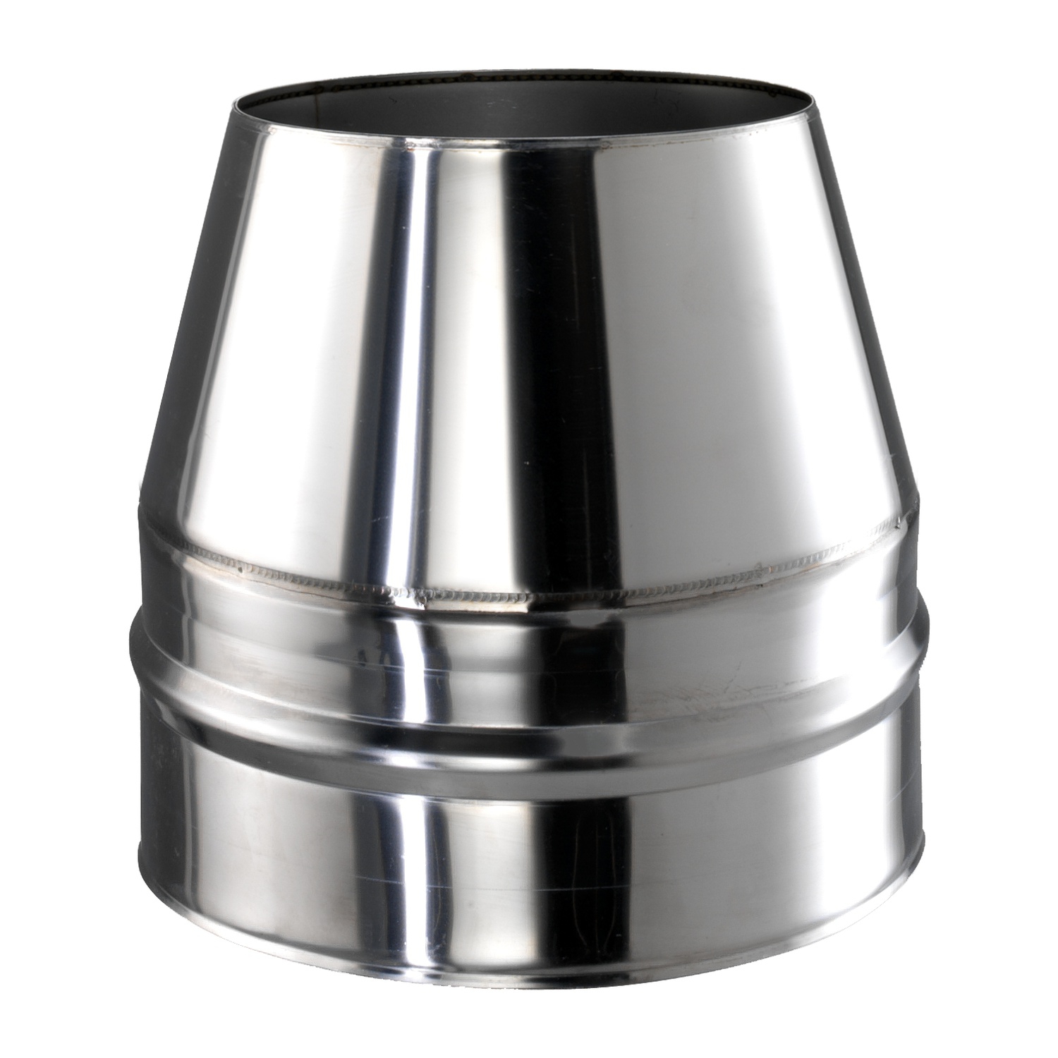 Schiedel ICS Mündungsabschluss Ø130 mm doppelwandig glänzend