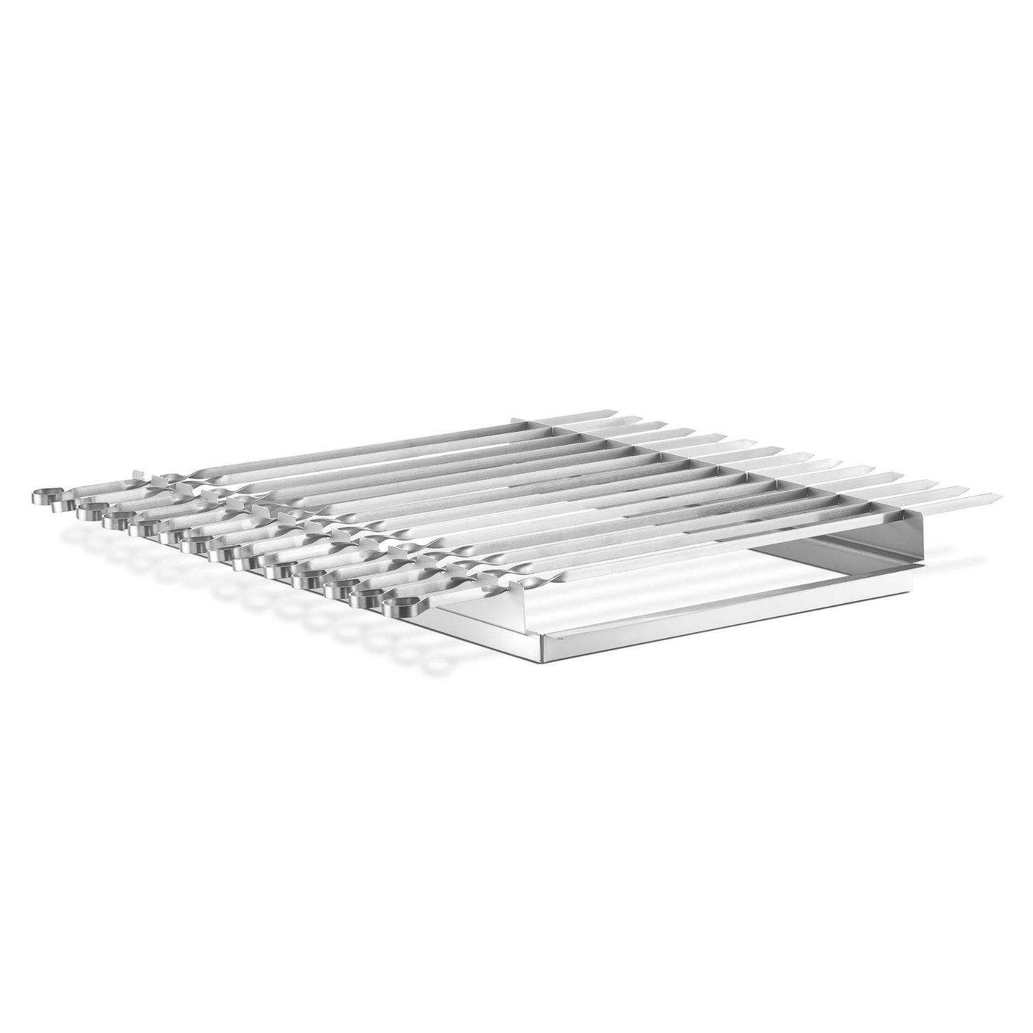 Thüros Schaschlik-Spießaufsatz mit 14 Spießen für T4 und Thüros 2 Grillfläche 40 x 60 cm Thüros Schaschlik-Spießaufsatz mit 14 Spießen für T4 und Thüros 2 Grillfläche 40 x 60 cm