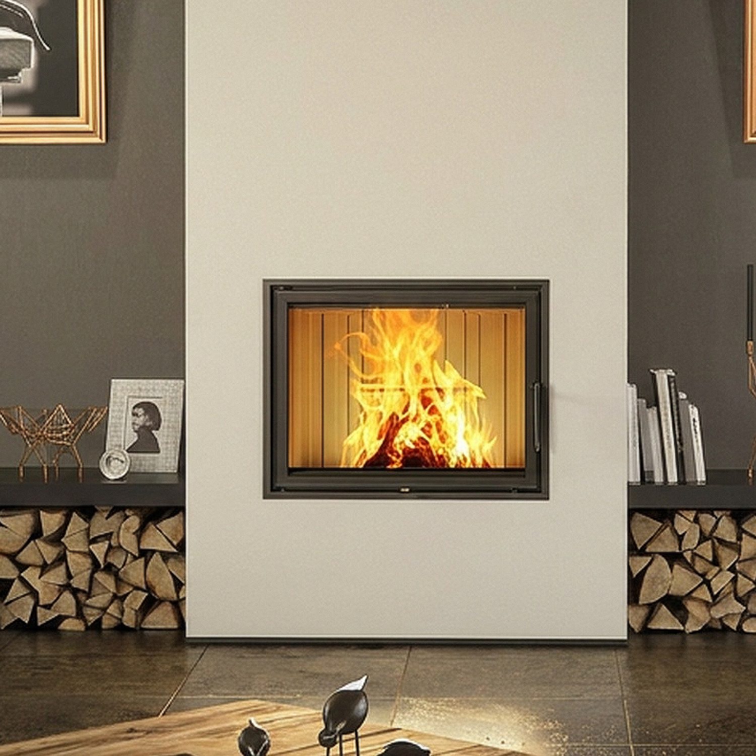 Spartherm Varia 1V Kamineinsatz links 1423 mm Höhe 180 mm RR